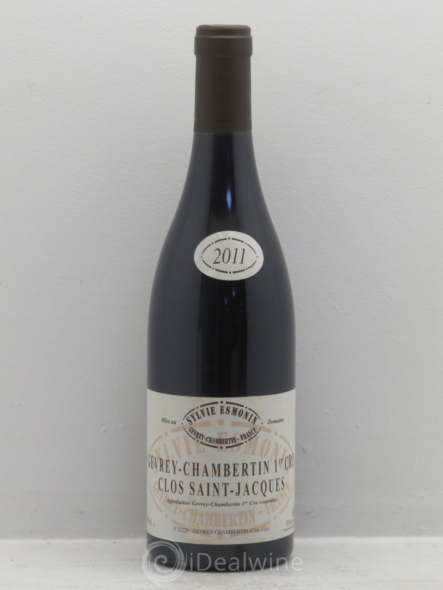 Gevrey-Chambertin 1er Cru Clos Saint Jacques Sylvie Esmonin 2011 - Lot de 1 bouteille - 0