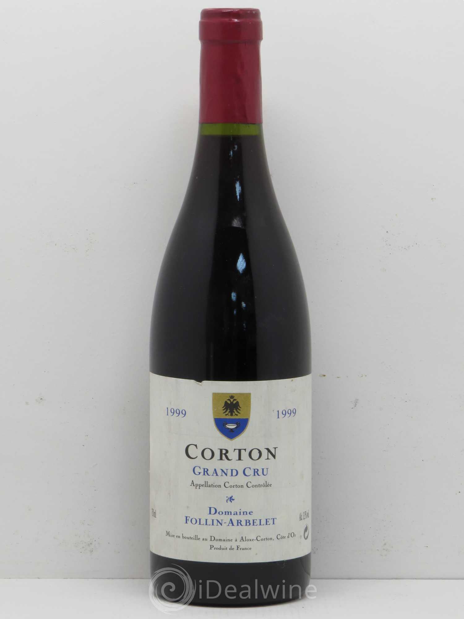 Corton Grand Cru Follin-Arbelet (Domaine) 1999 - Lot de 1 bouteille - 0