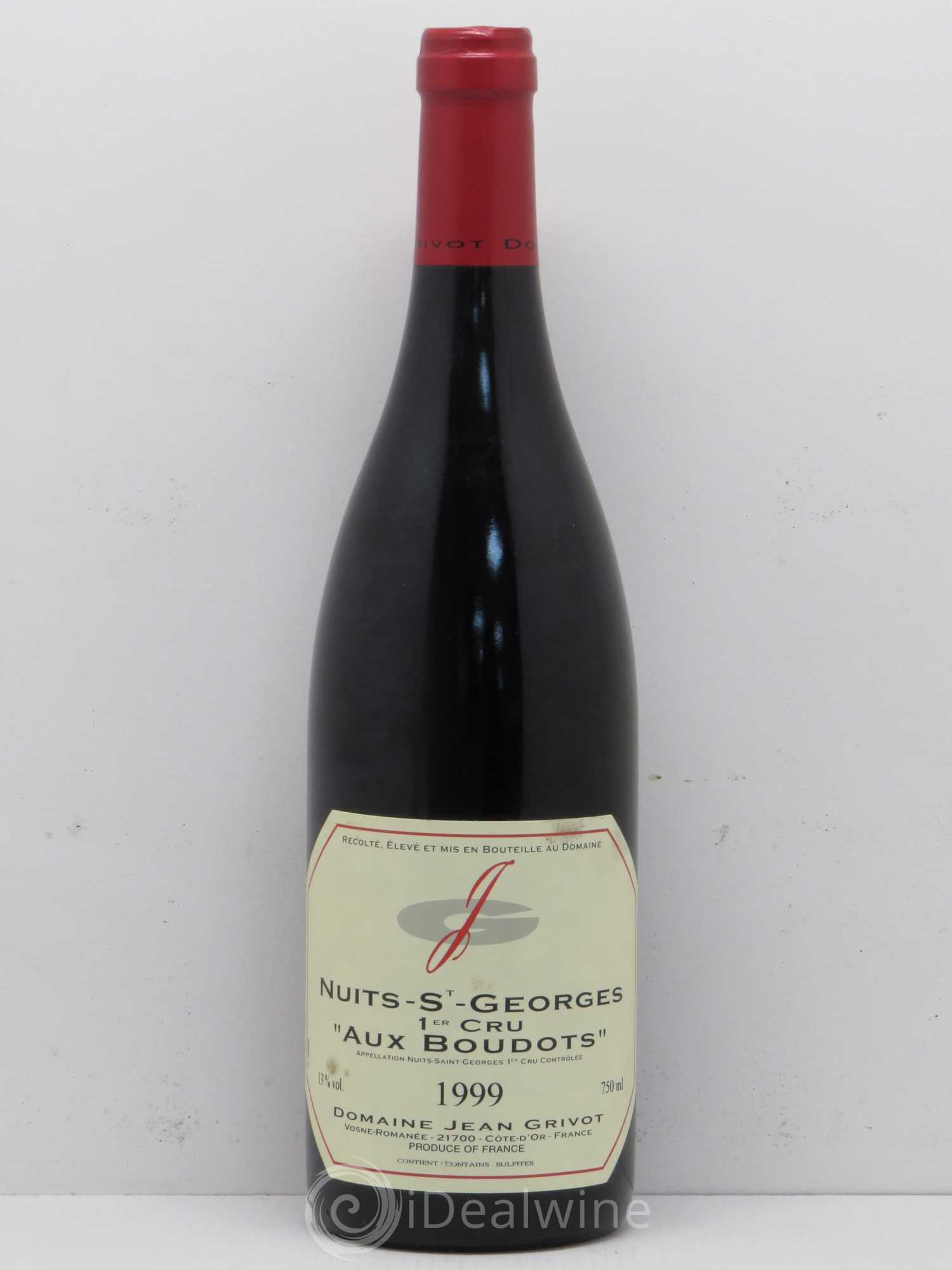 Nuits-Saint-Georges 1er Cru Aux Boudots Jean Grivot (sans prix de réserve) 1999 - Lot de 1 bouteille - 0