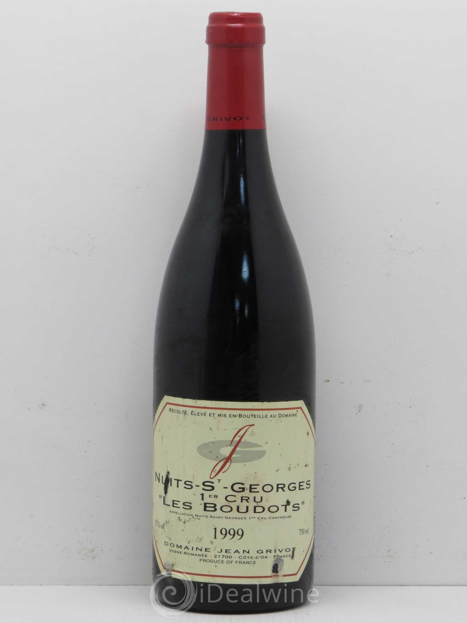 Nuits-Saint-Georges 1er Cru Aux Boudots Jean Grivot (sans prix de réserve) 1999 - Lot de 1 bouteille - 0