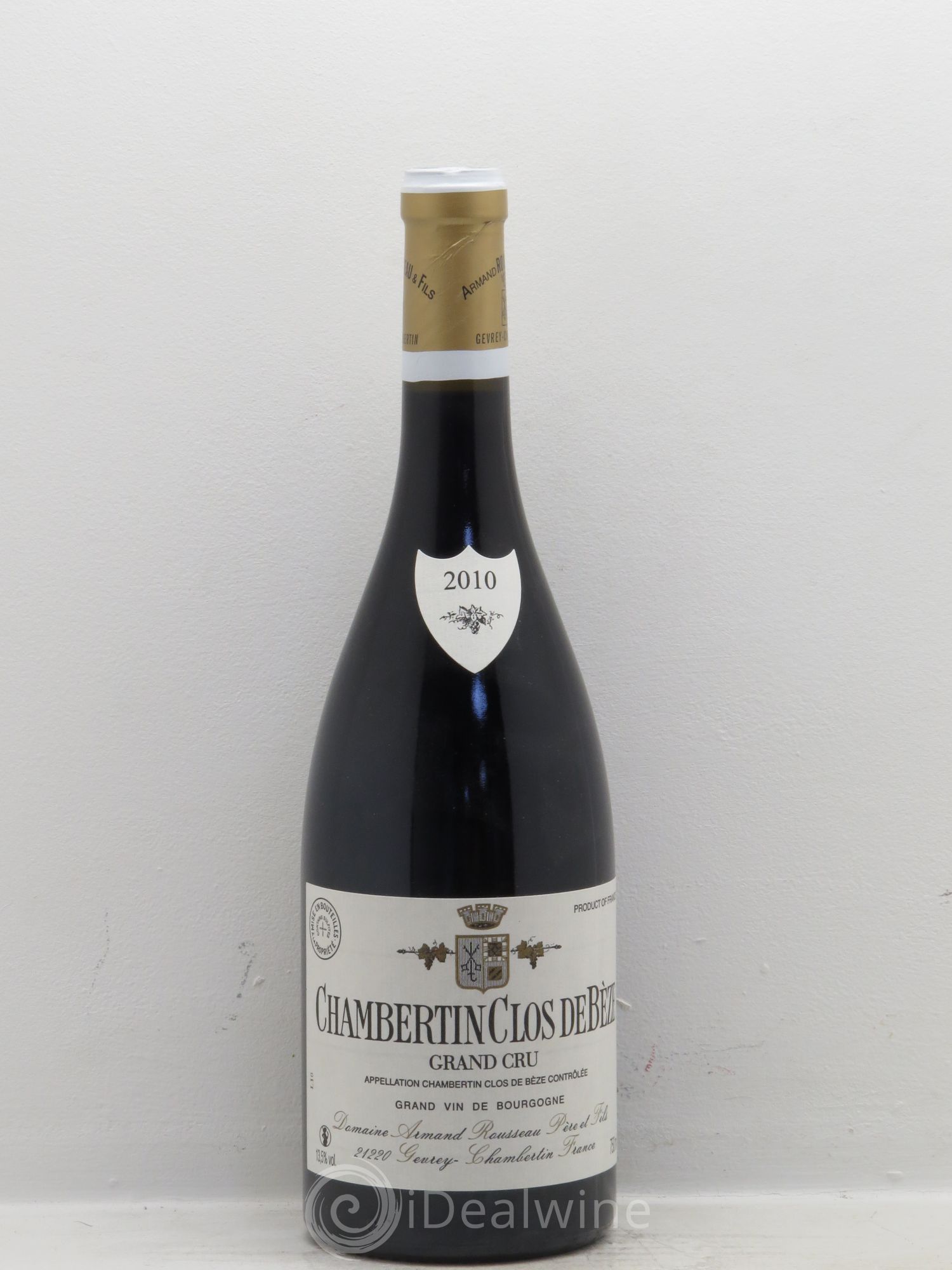 Chambertin Clos de Bèze Grand Cru Armand Rousseau (Domaine) 2010 - Lot de 1 bouteille - 0
