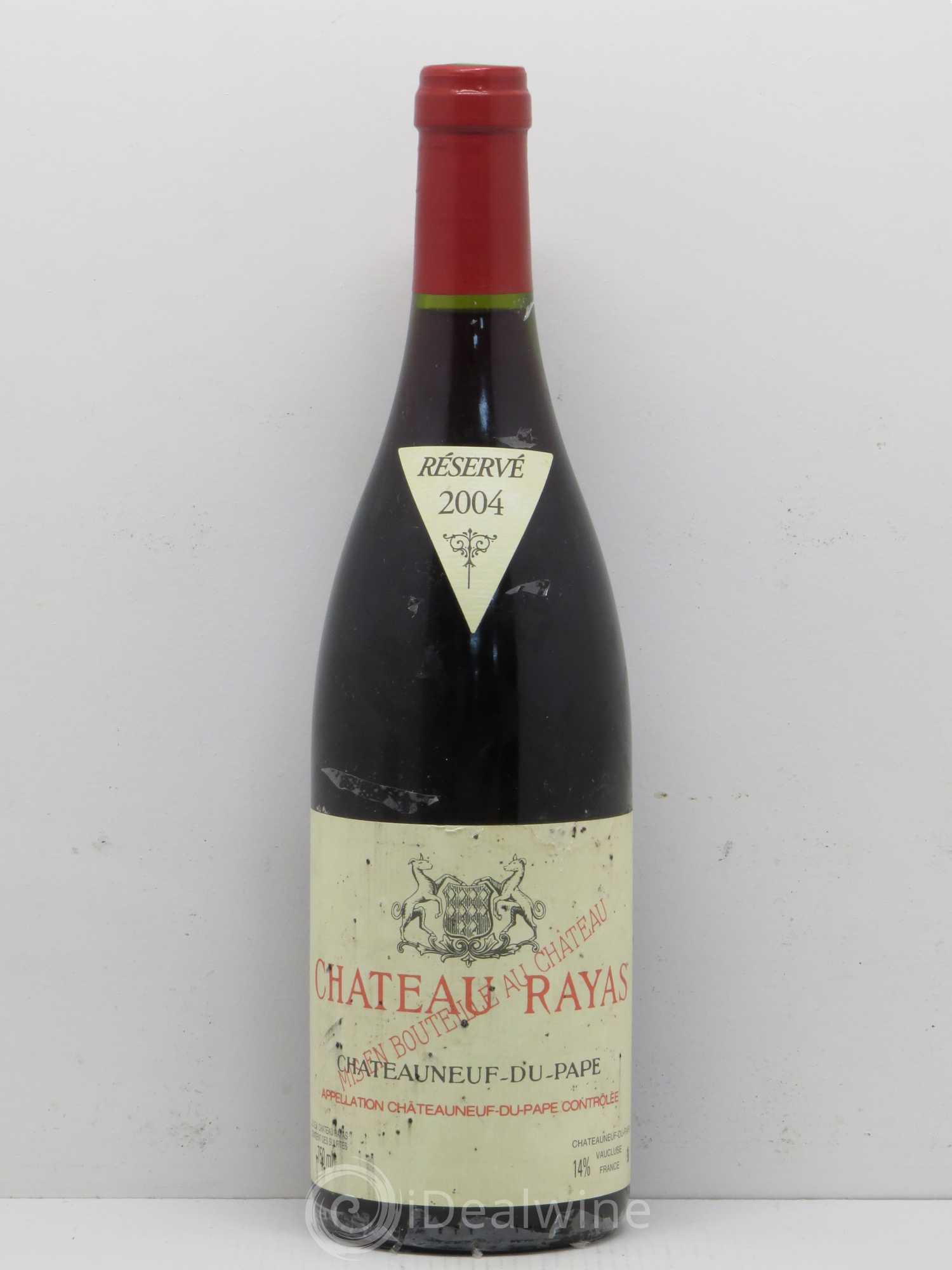 Châteauneuf-du-Pape Château Rayas Emmanuel Reynaud 2004 - Lot de 1 bouteille - 0