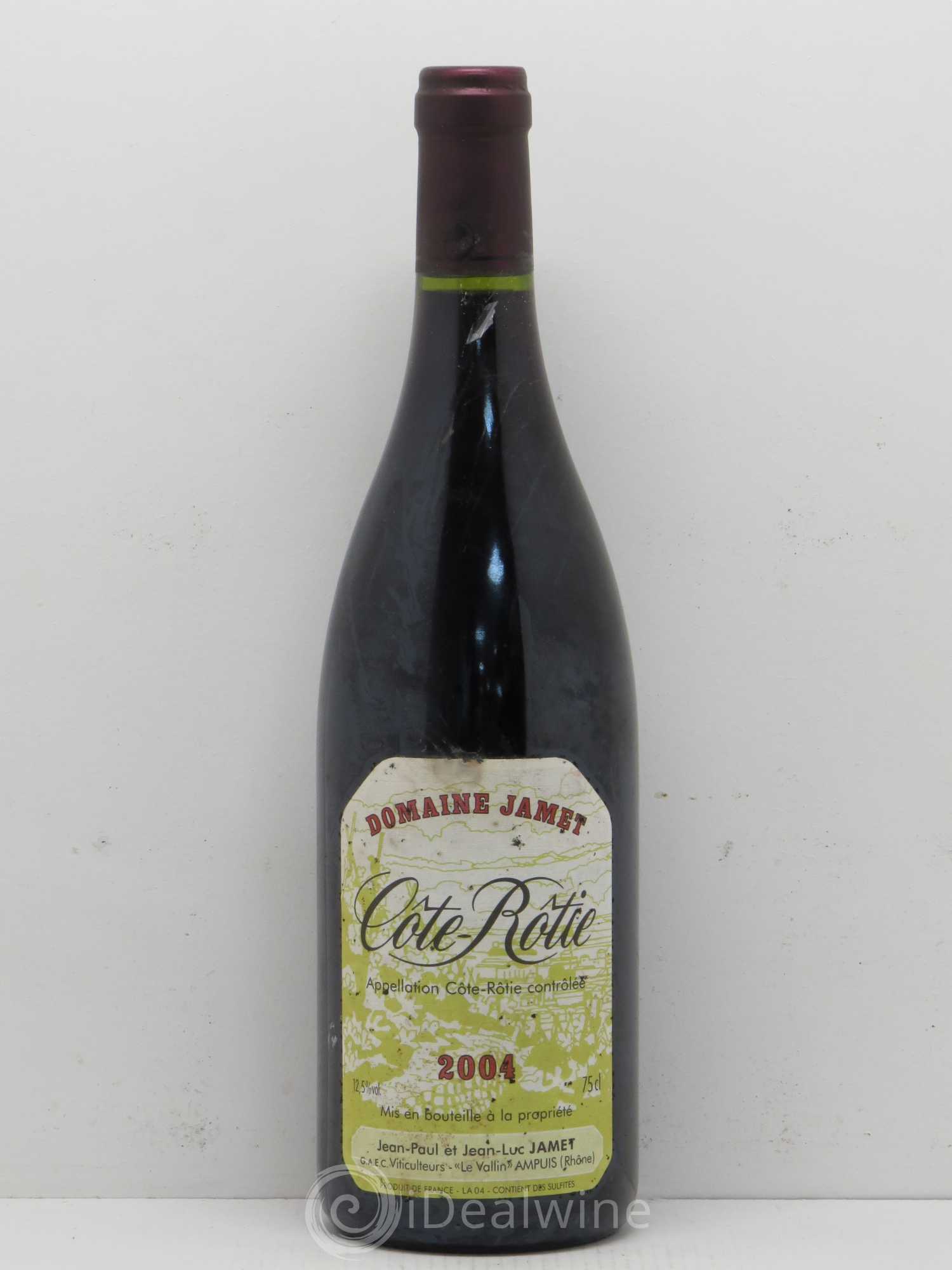 Côte-Rôtie Jamet (Domaine) 2004 - Lot de 1 bouteille - 0