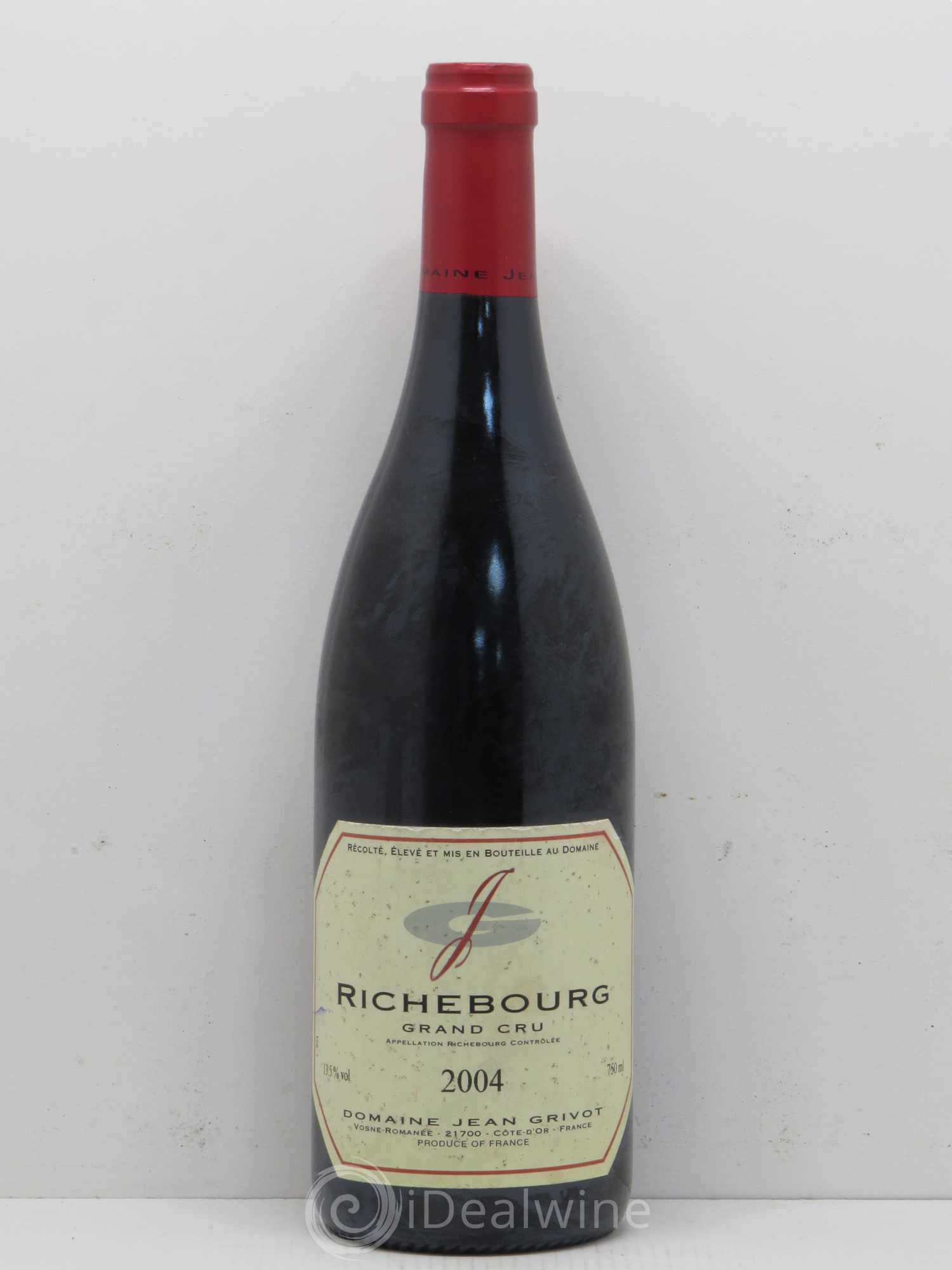 Richebourg Grand Cru Jean Grivot 2004 - Lot de 1 bouteille - 0