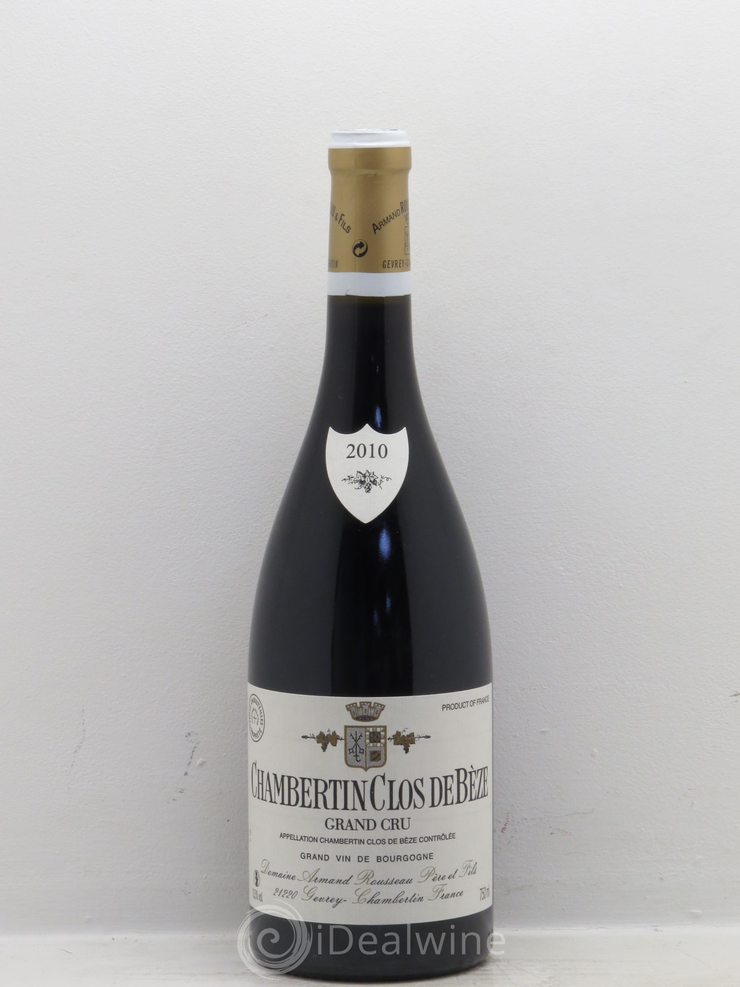 Chambertin Clos de Bèze Grand Cru Armand Rousseau (Domaine) 2010 - Lot de 1 bouteille - 0