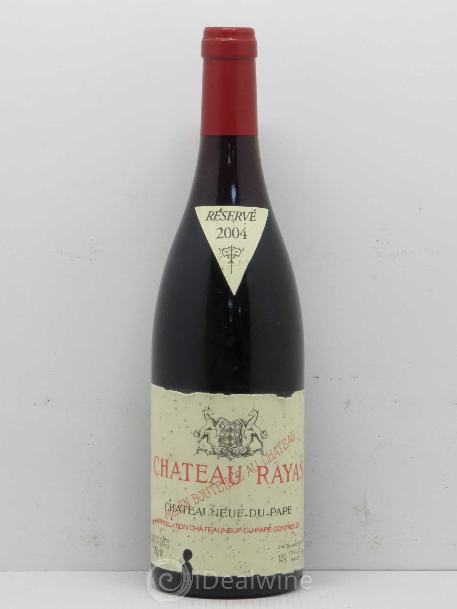 Châteauneuf-du-Pape Château Rayas Emmanuel Reynaud 2004 - Lot de 1 bouteille - 0
