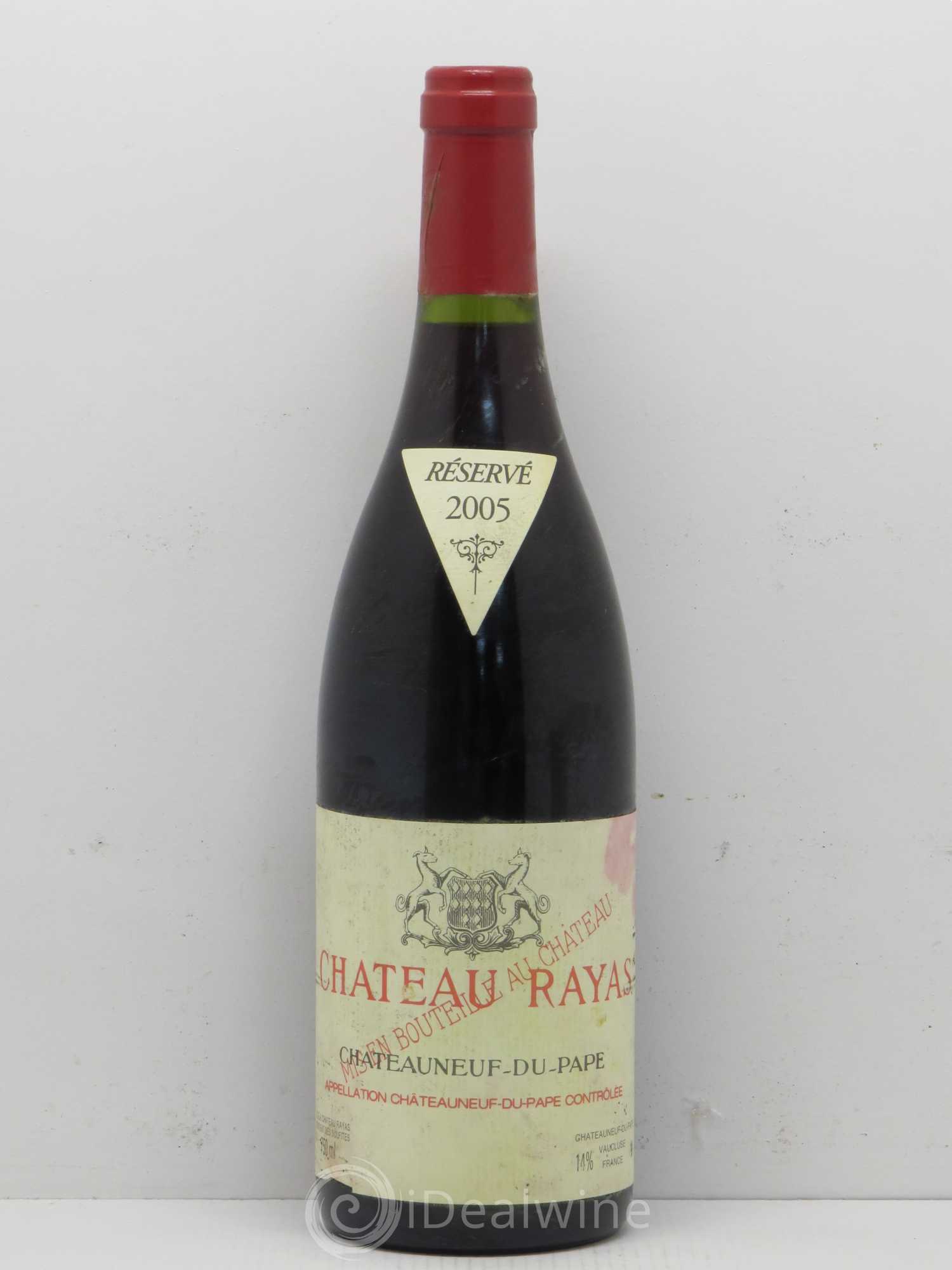 Châteauneuf-du-Pape Château Rayas Emmanuel Reynaud 2005 - Lot de 1 bouteille - 0