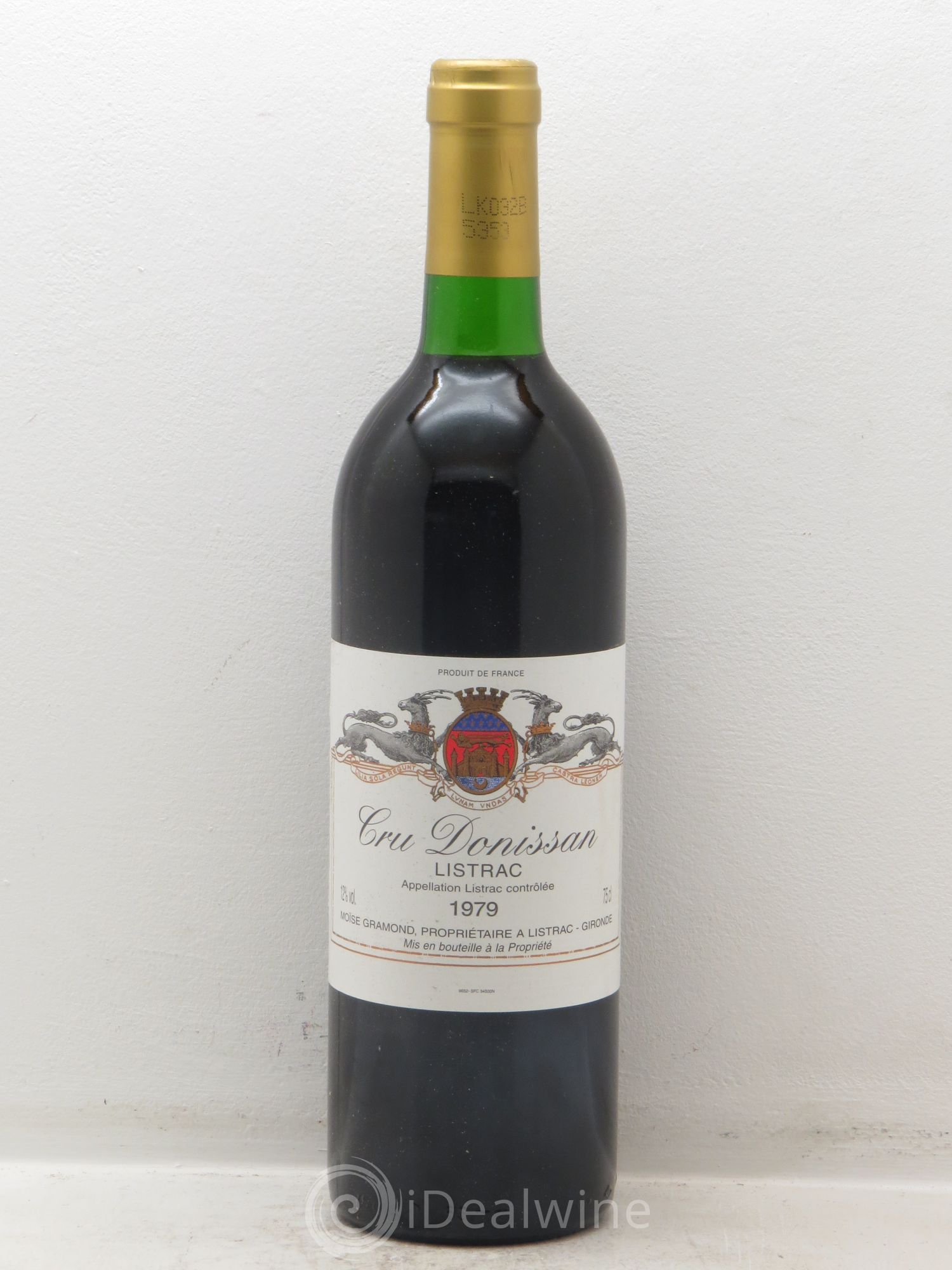 Listrac Moise Gramond Cru Donissan (sans prix de réserve) 1979 - Posten von 6 Flaschen - 0