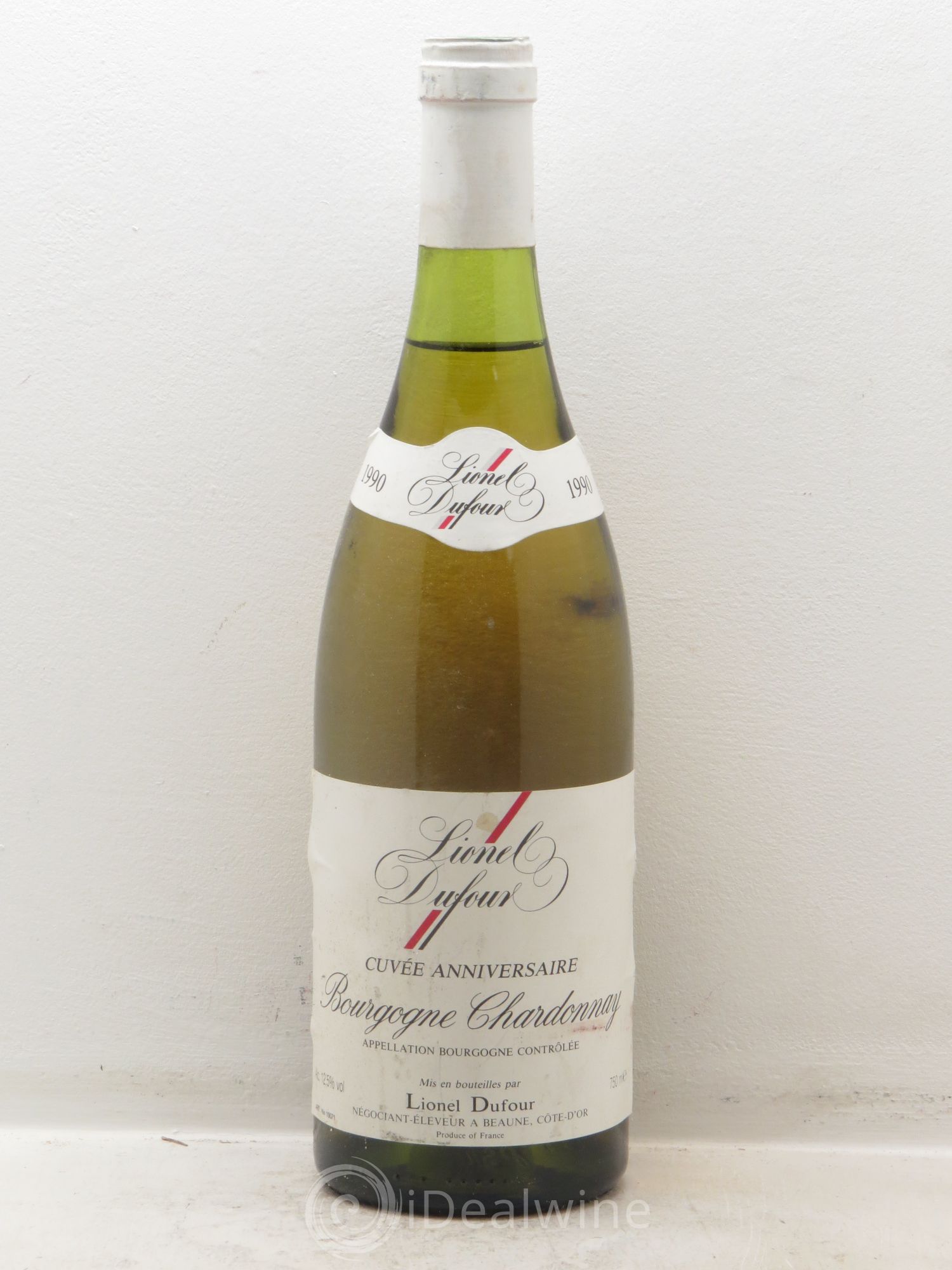 Bourgogne Chardonnay (sans prix de réserve) 1990 - Posten von 1 Flasche - 0