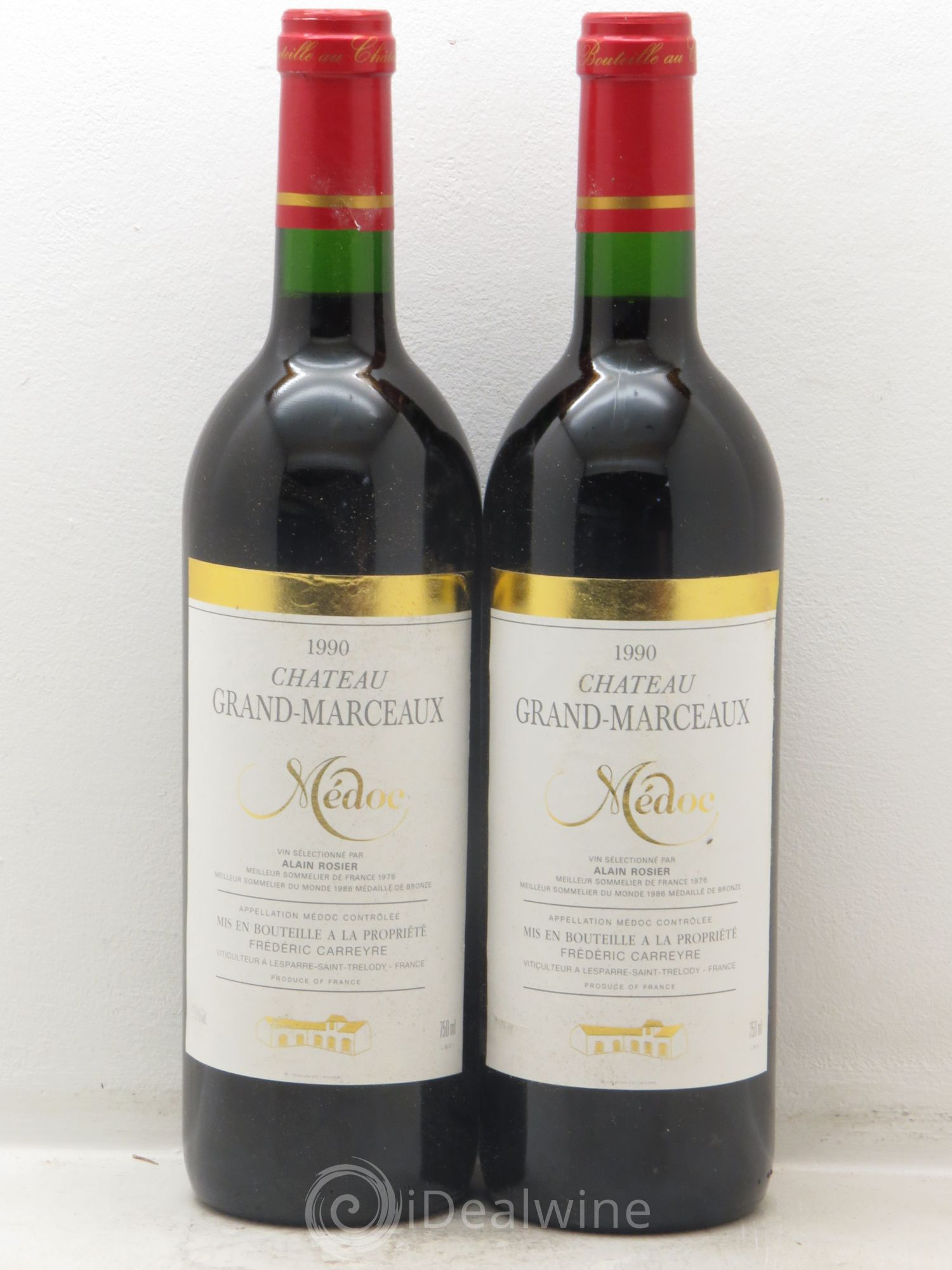 Médoc Château Grand Marceaux (sans prix de réserve) 1990 - Posten von 2 Flaschen - 0