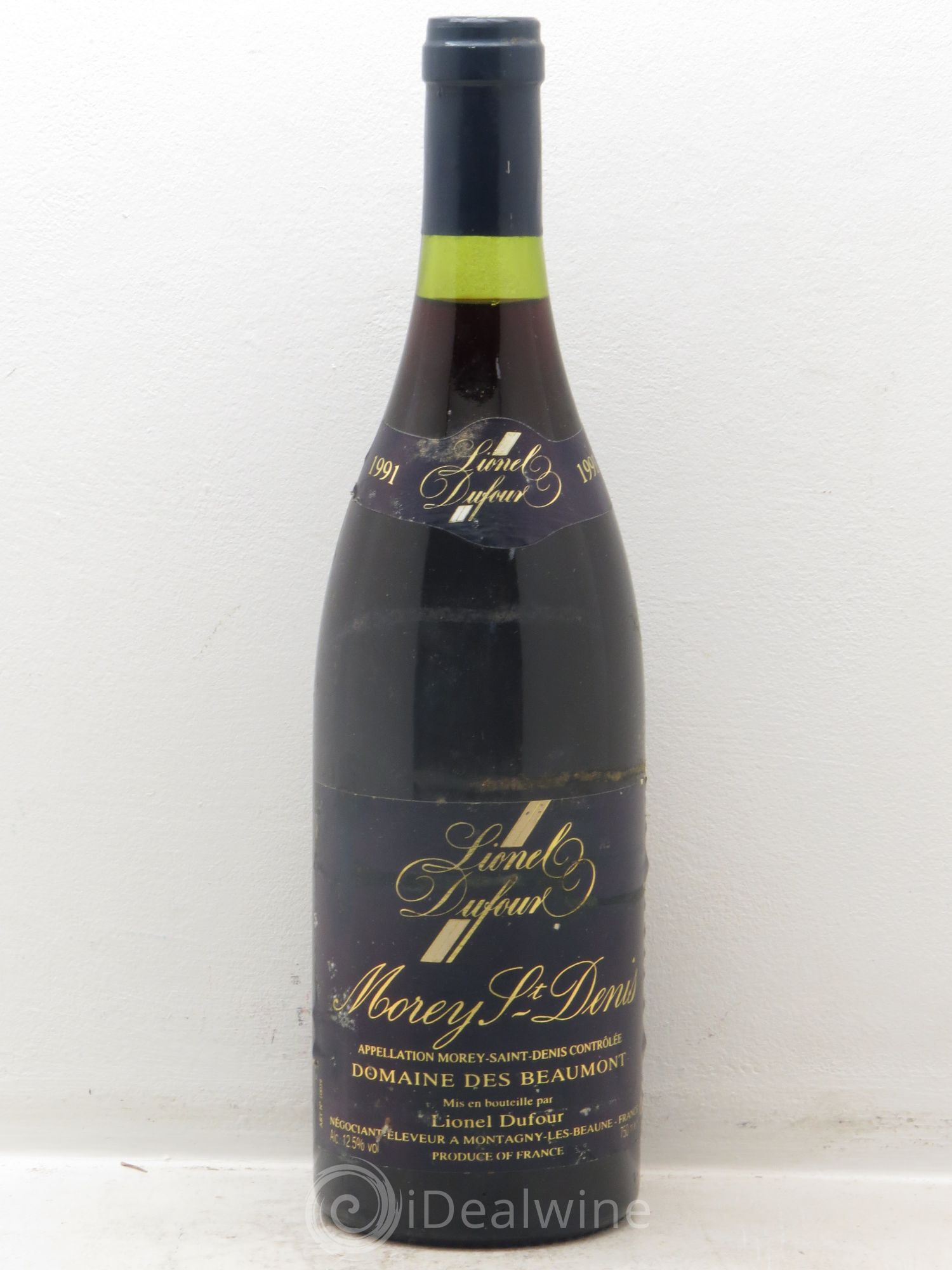 Morey-Saint-Denis Domaine des Beaumonts 1991 - Posten von 1 Flasche - 0