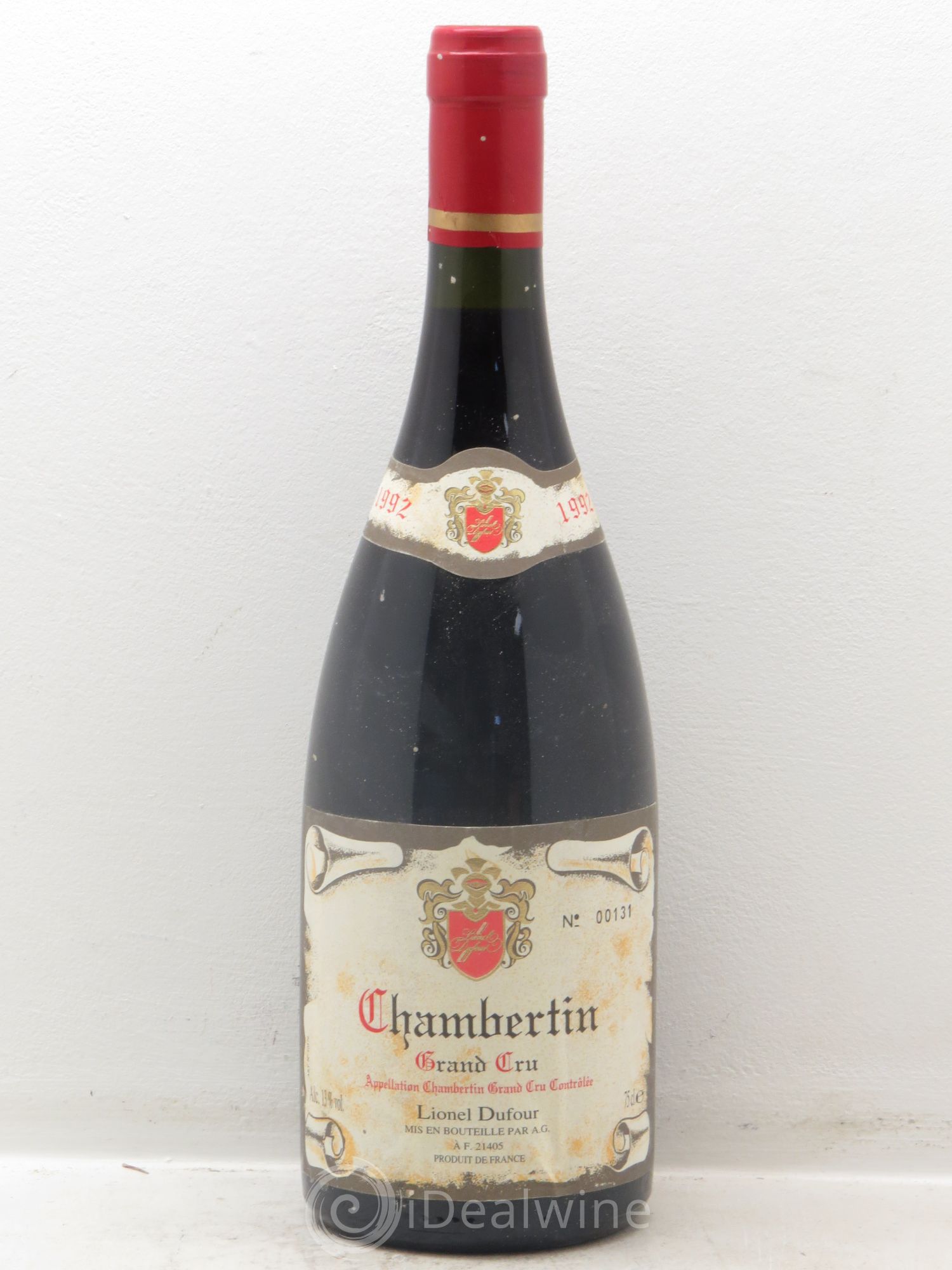 Chambertin Grand Cru Dufour 1992 - Lot de 1 bouteille - 0