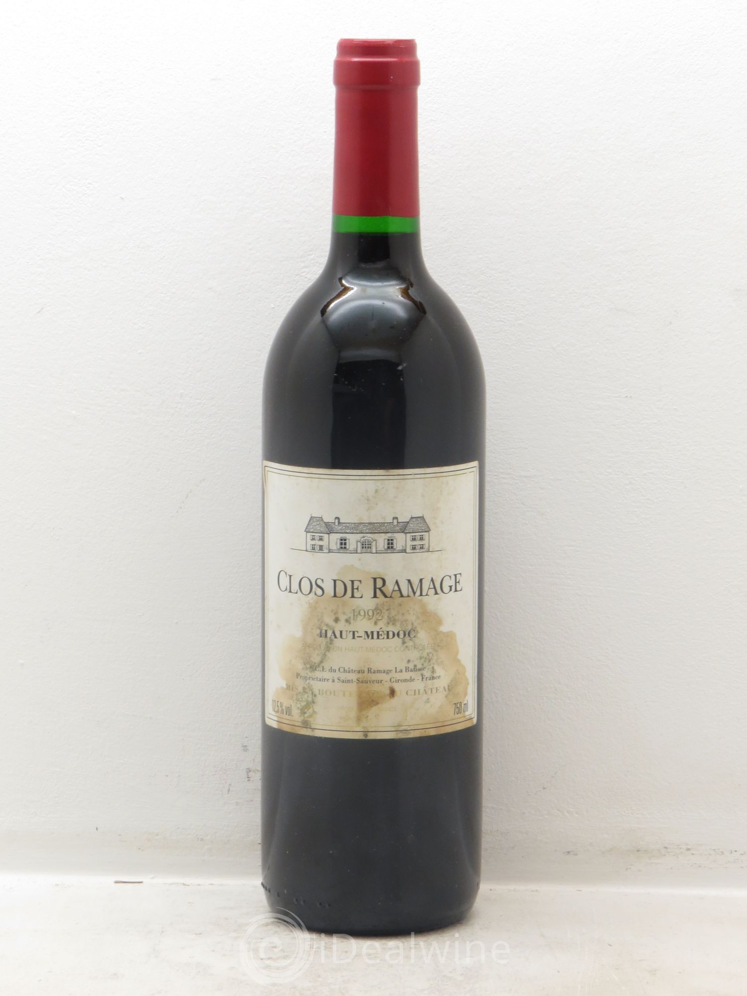 Haut Médoc Clos de Ramage (sans prix de réserve) 1992 - Posten von 1 Flasche - 0