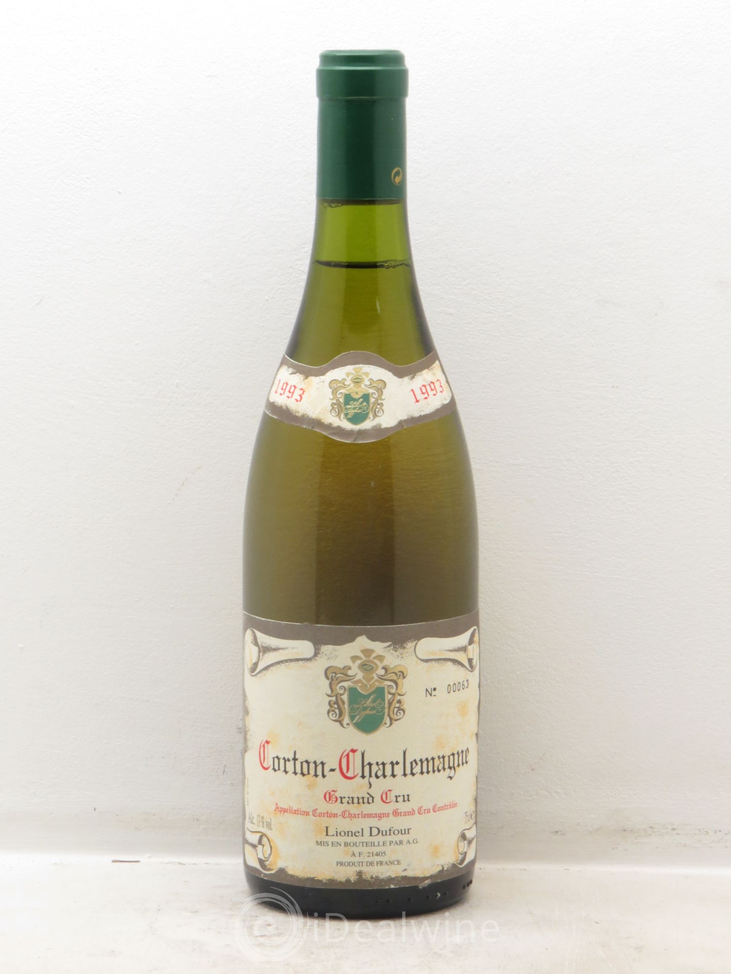 Corton-Charlemagne Grand Cru Domaine Dufour 1993 - Posten von 1 Flasche - 0
