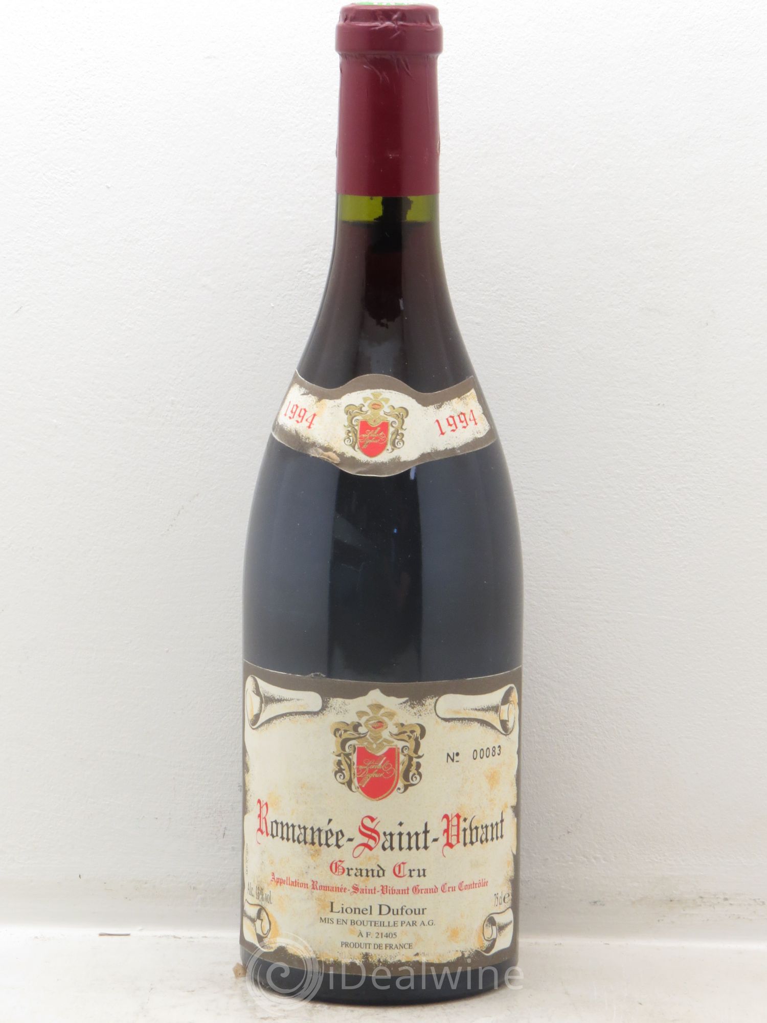 Romanée-Saint-Vivant Grand Cru Domaine Dufour 1994 - Lot de 1 bouteille - 0