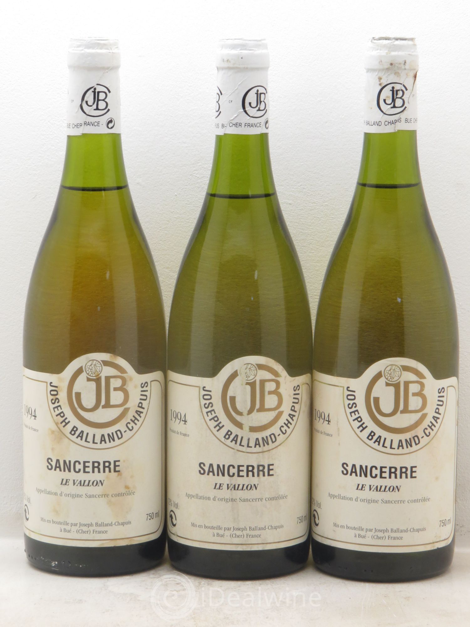 Sancerre Le Vallon (sans prix de réserve) 1994 - Posten von 3 Flaschen - 0