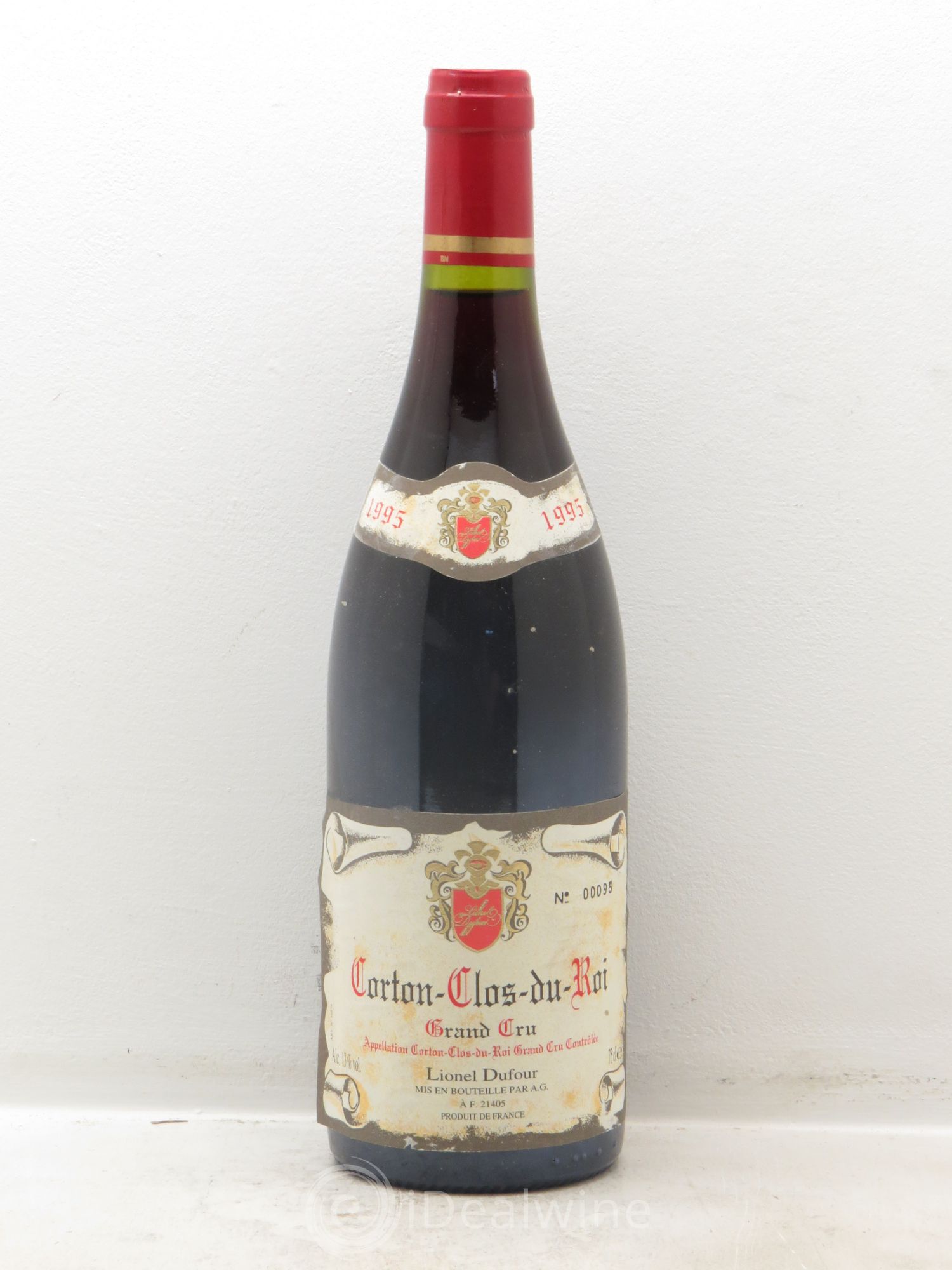 Corton Grand Cru Domaine Dufour 1995 - Posten von 1 Flasche - 0