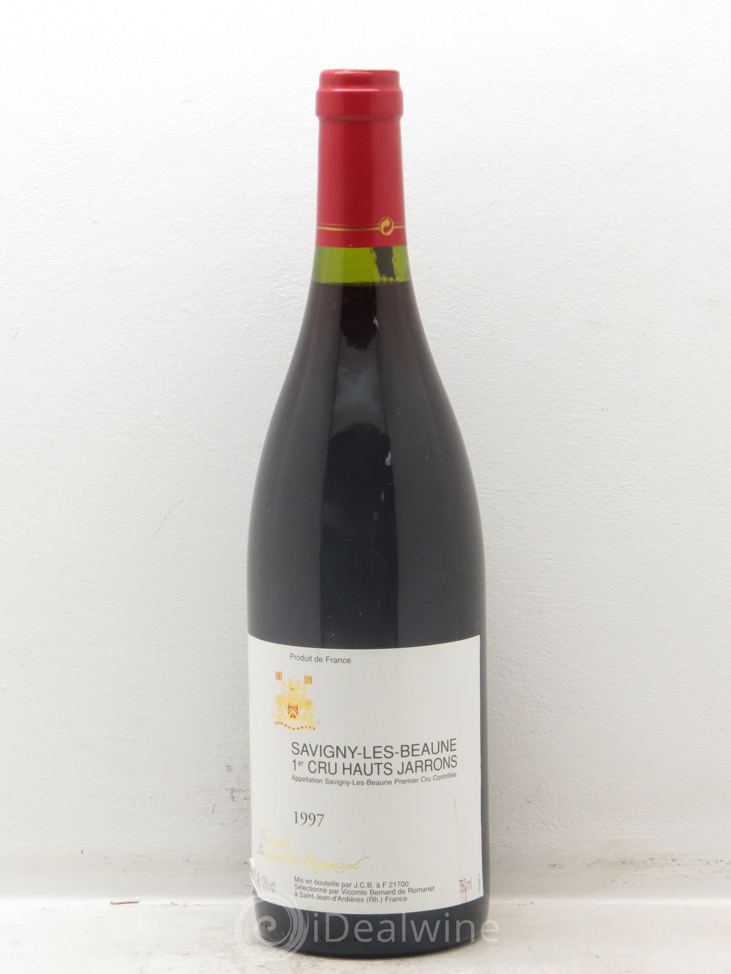 Savigny-lès-Beaune 1er Cru Vicomte Bernard de Romanay 1997 - Posten von 1 Flasche - 0