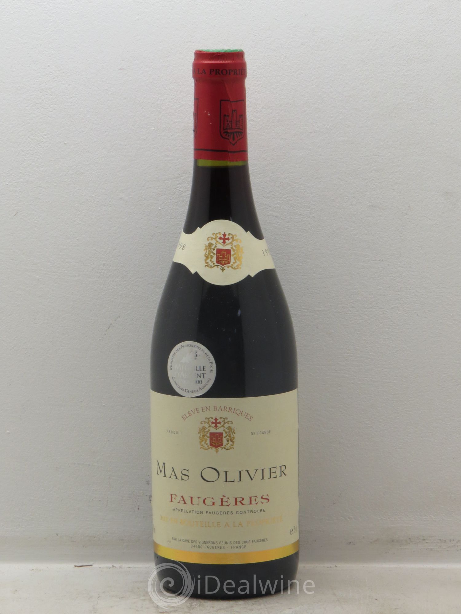 Faugères Mas Olivier (sans prix de réserve) 1998 - Posten von 1 Flasche - 0