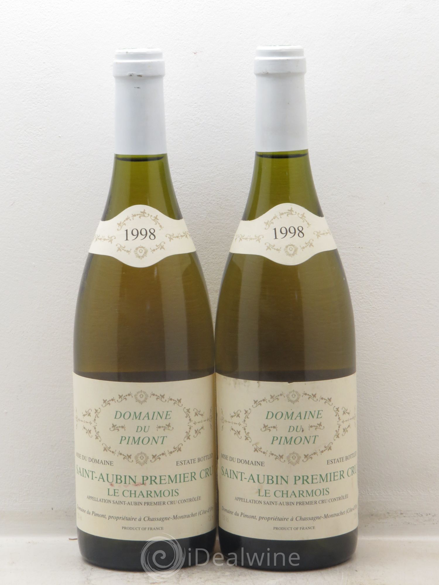 Saint-Aubin 1er Cru Domaine du Pimont 1998 - Posten von 2 Flaschen - 0