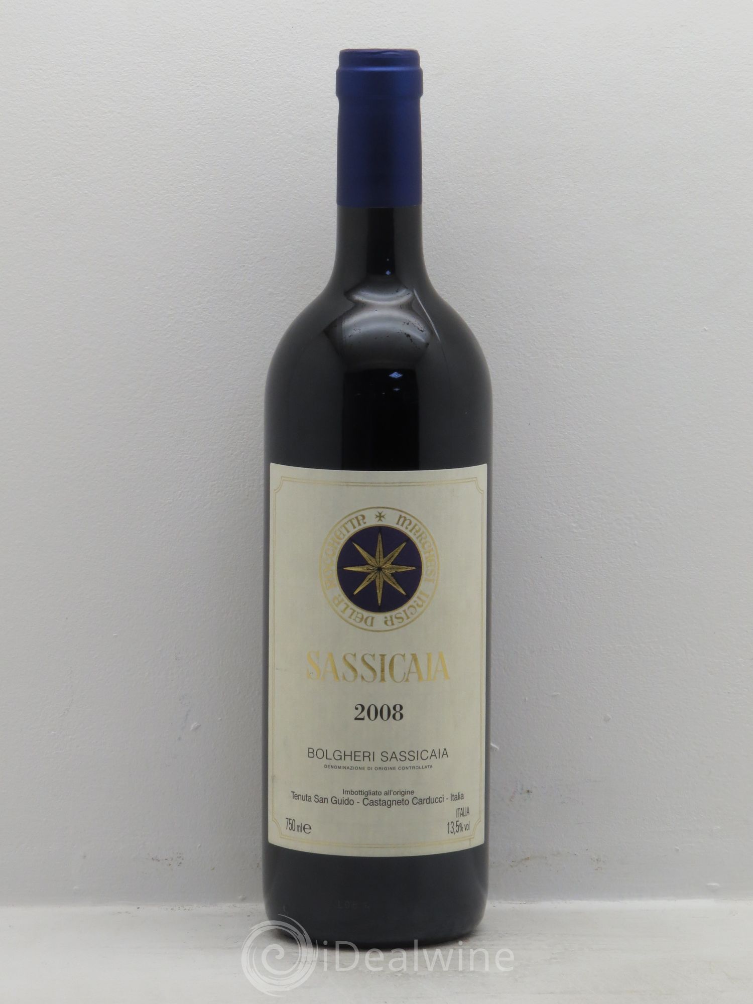 Bolgheri DOC Sassicaia Tenuta San Guido 2008 - Lot de 1 bouteille - 0