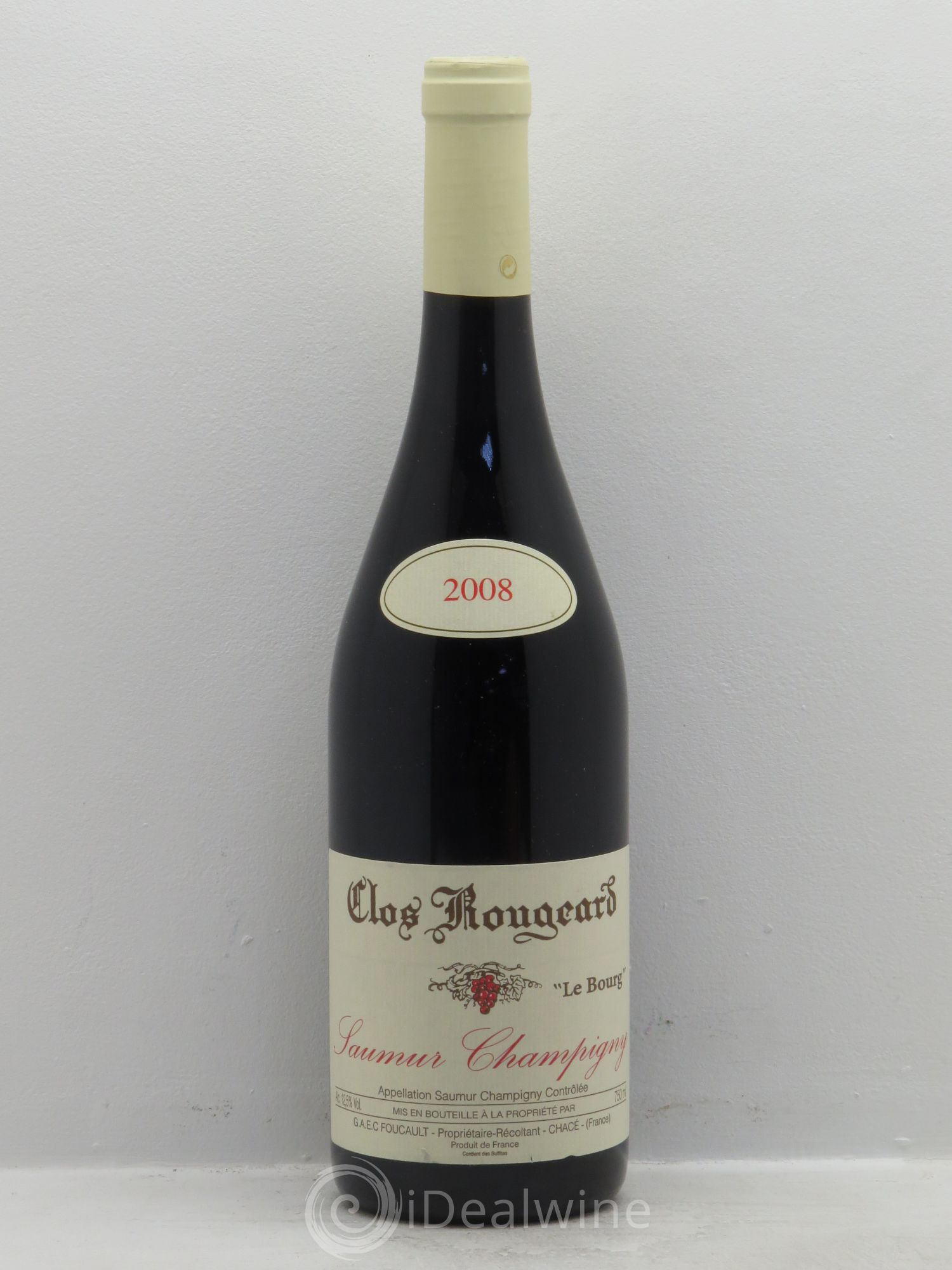 Saumur-Champigny Le Bourg Clos Rougeard 2008 - Lot de 1 bouteille - 0