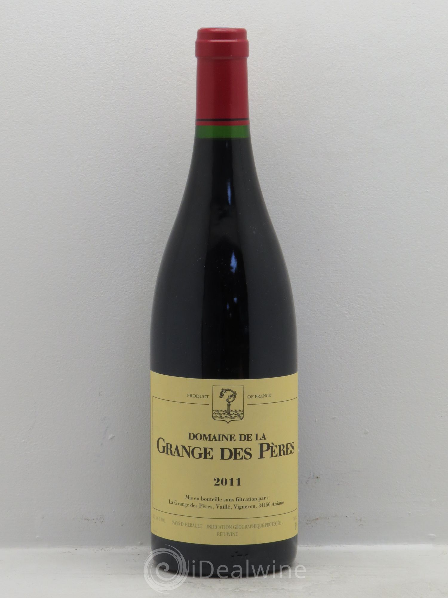 Pays d'Hérault Grange des Pères Laurent Vaillé 2011 - Lot de 1 bouteille - 0