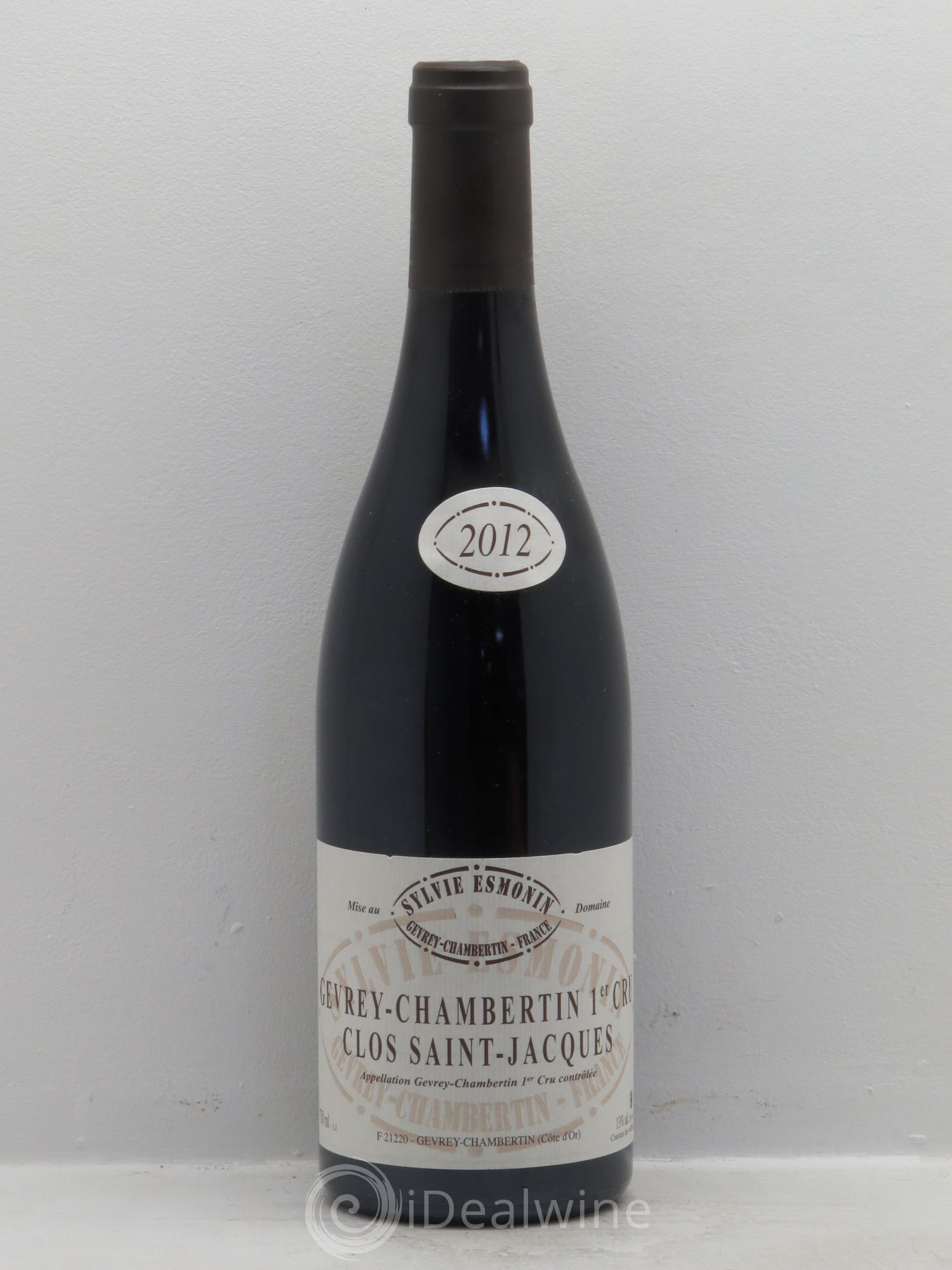 Gevrey-Chambertin 1er Cru Clos Saint Jacques Sylvie Esmonin 2012 - Lot de 1 bouteille - 0