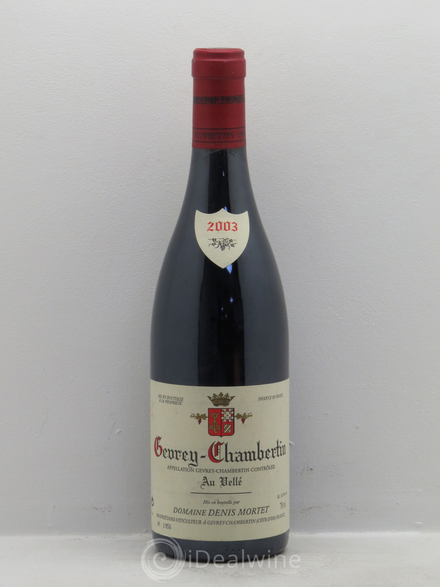 Gevrey-Chambertin Denis Mortet (Domaine) Au Vellée 2003 - Lot de 1 bouteille - 0