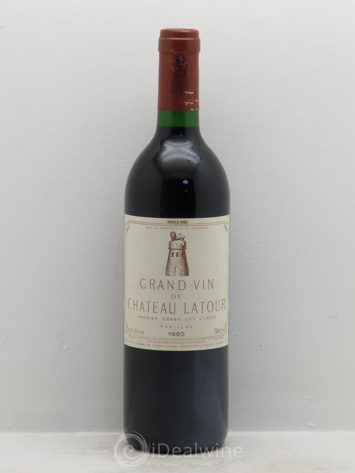 Château Latour 1er Grand Cru Classé 1990 - Lot de 1 bouteille - 0