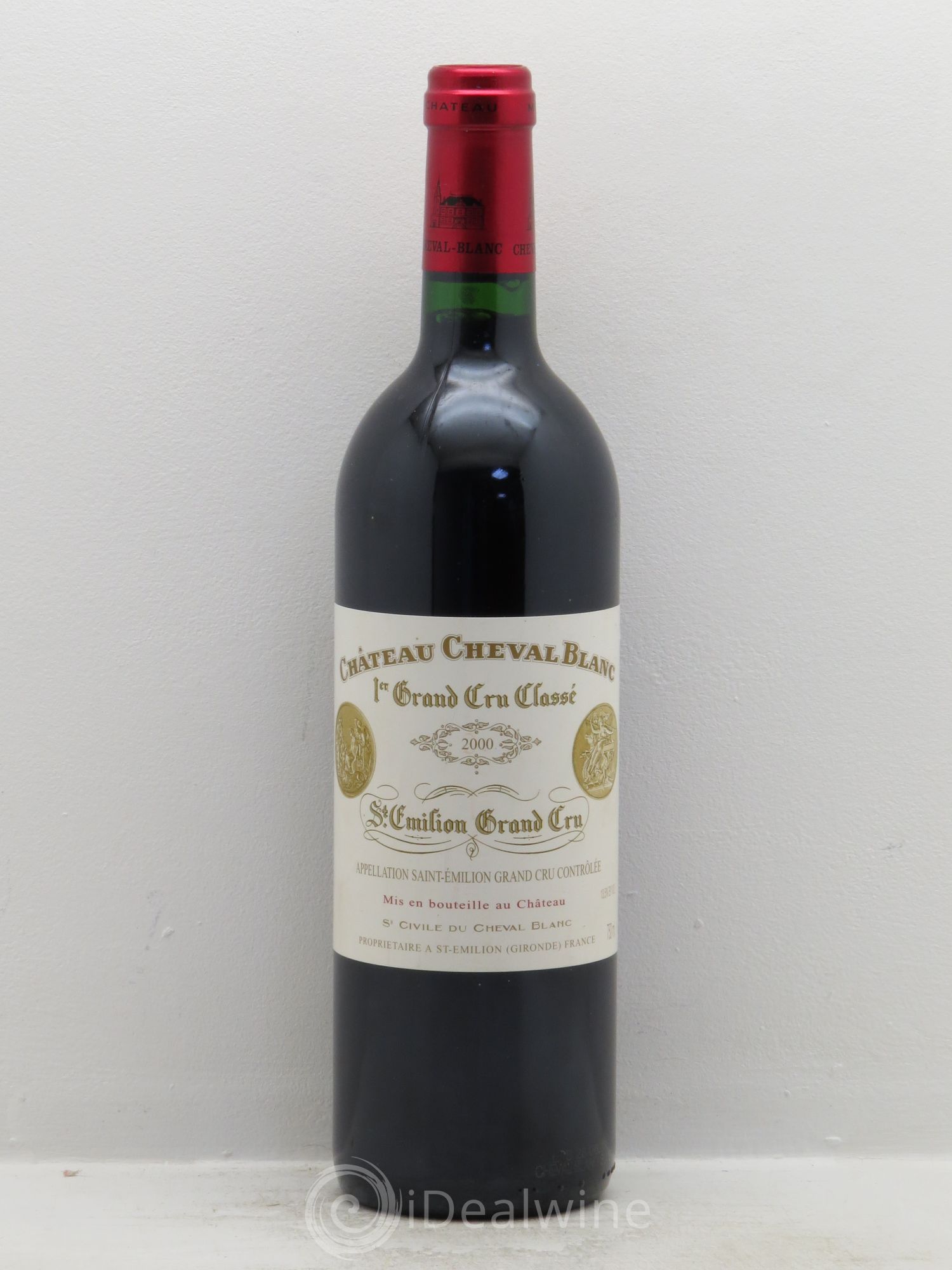 Château Cheval Blanc 1er Grand Cru Classé A 2000 - Lot de 1 bouteille - 0