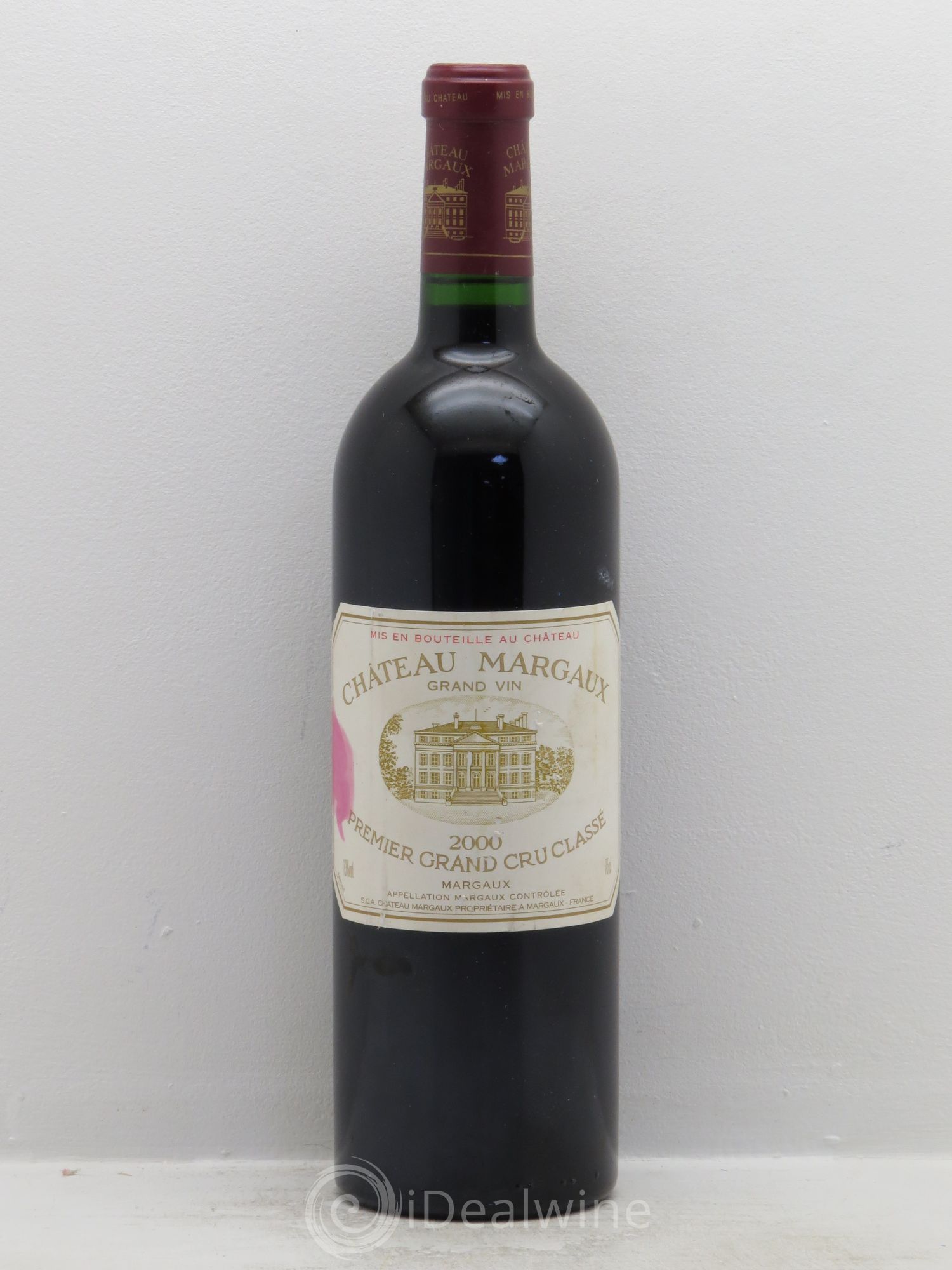Château Margaux 1er Grand Cru Classé 2000 - Lot de 1 bouteille - 0