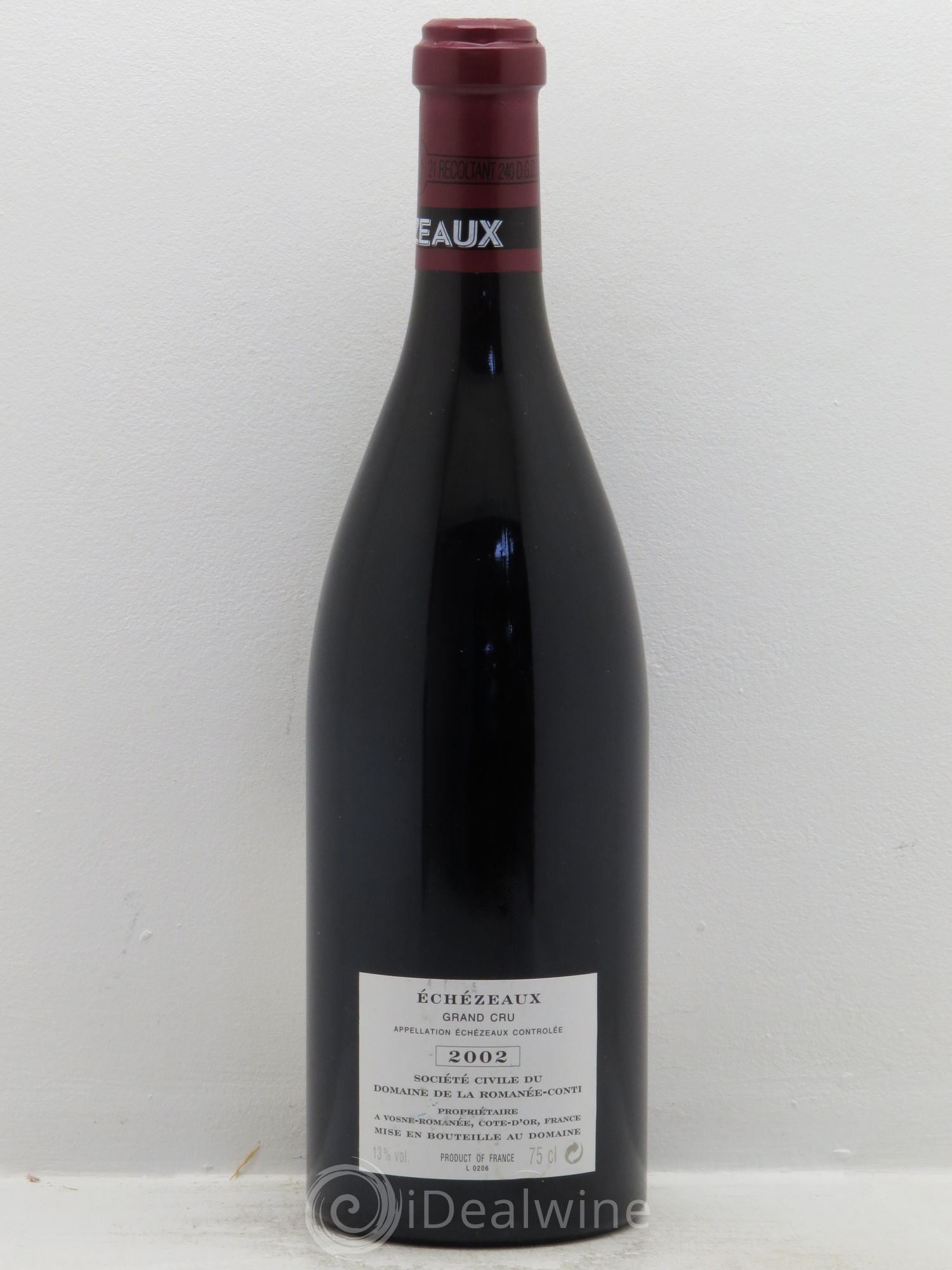 Echezeaux Grand Cru Domaine de la Romanée-Conti 2002 - Lot de 1 bouteille - 1