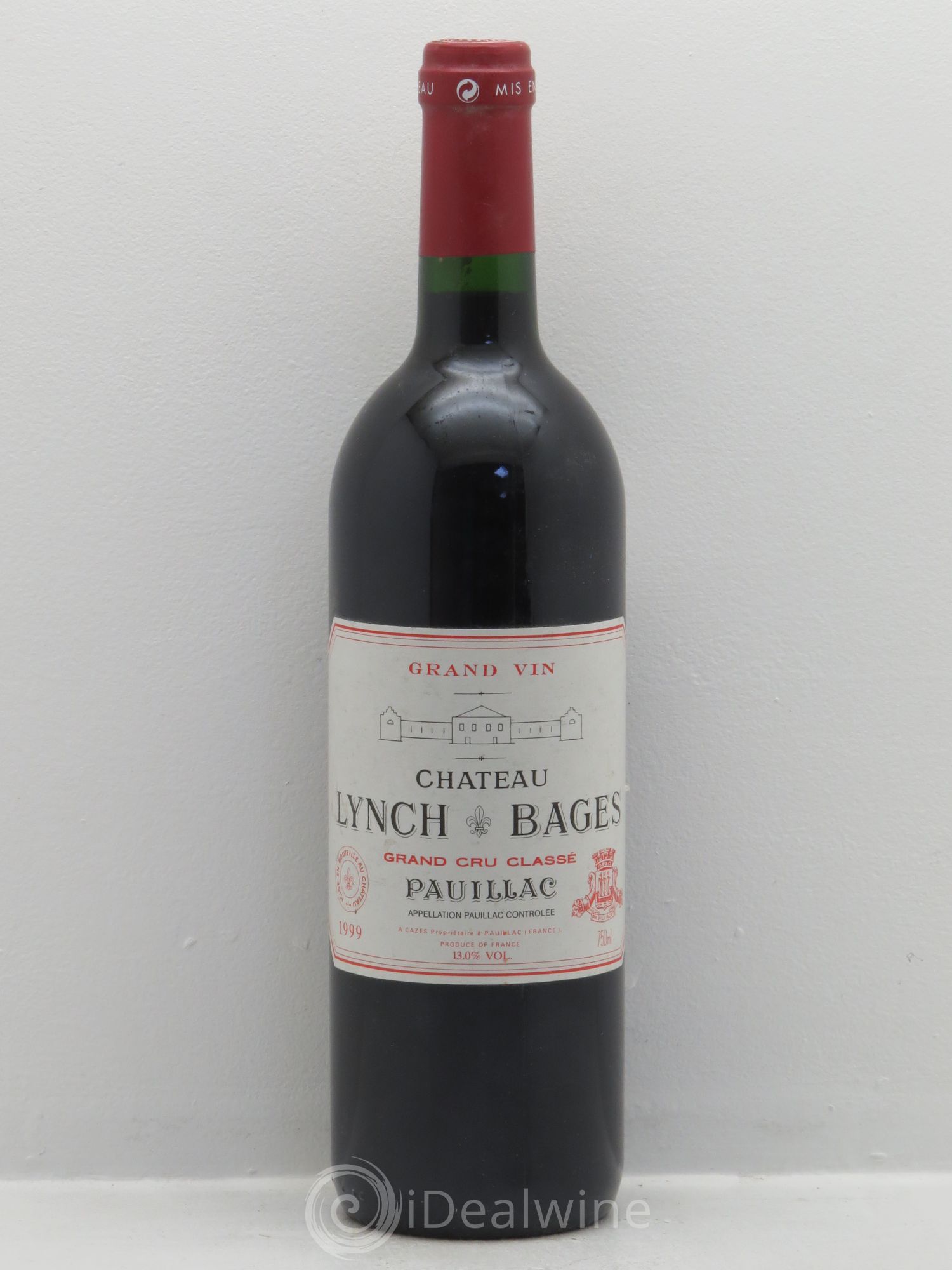 Château Lynch Bages 5ème Grand Cru Classé 1999 - Lot de 1 bouteille - 0