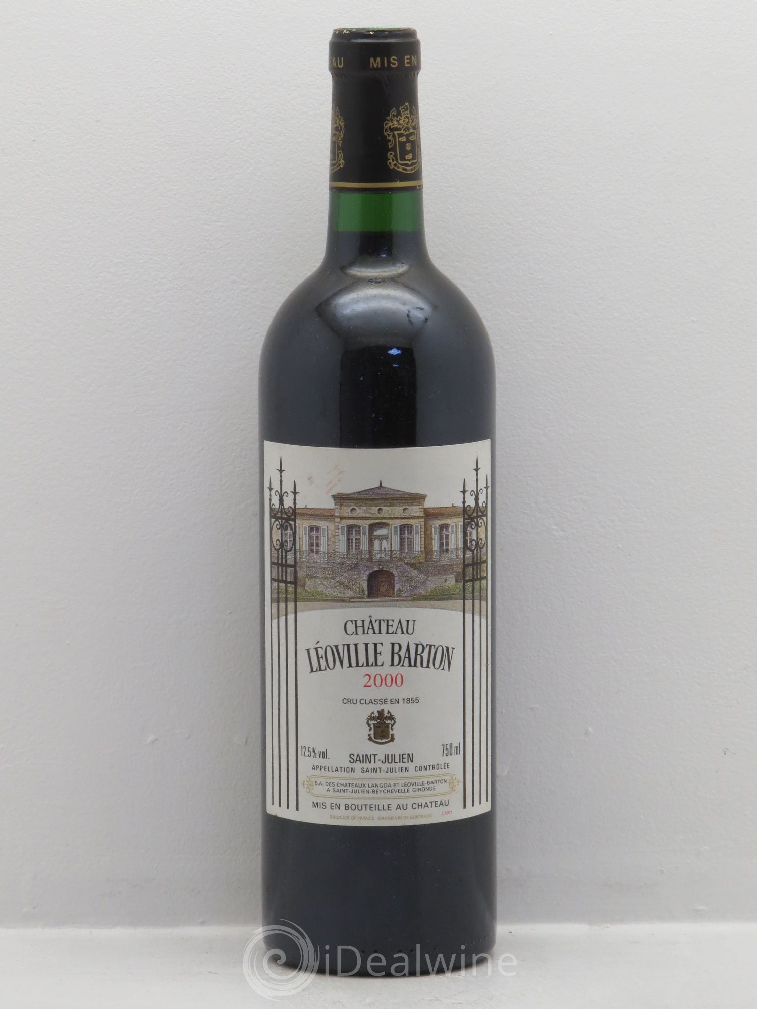 Château Léoville Barton 2ème Grand Cru Classé 2000 - Lot de 1 bouteille - 0