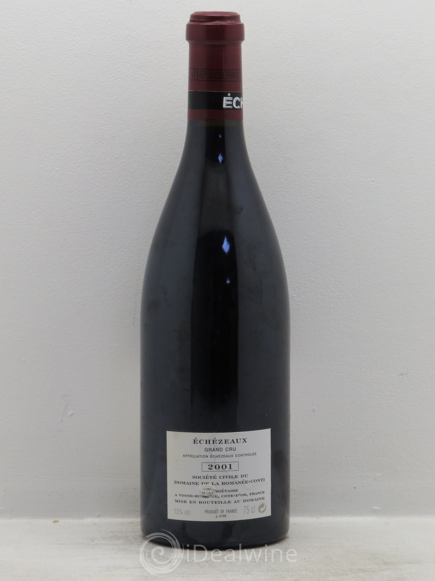 Echezeaux Grand Cru Domaine de la Romanée-Conti 2001 - Lot de 1 bouteille - 1