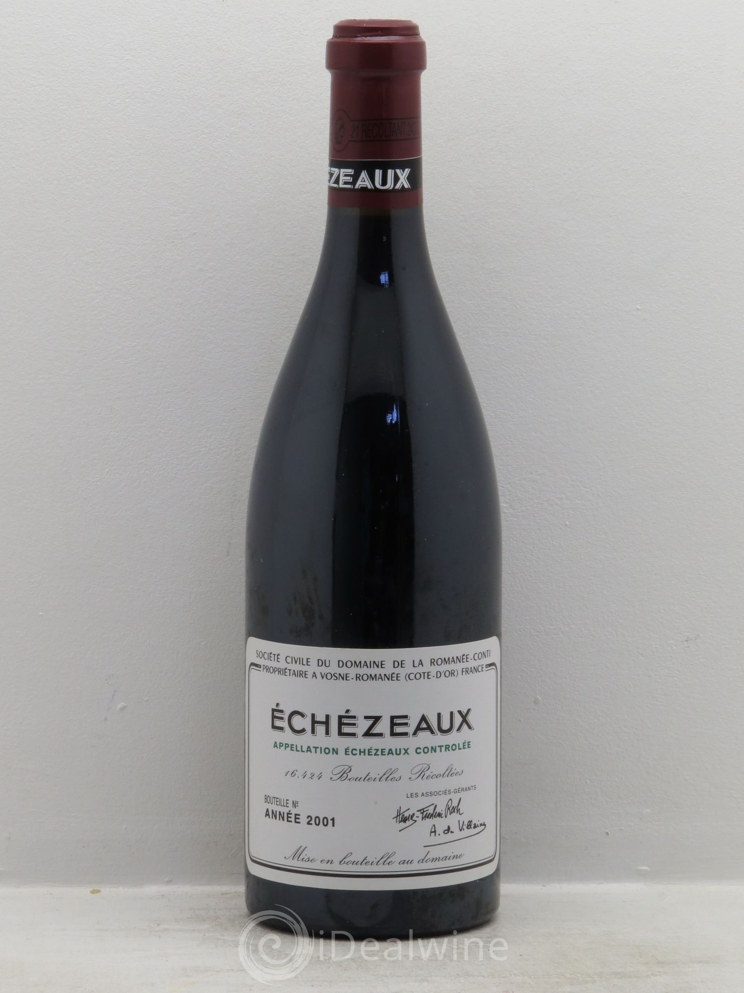 Echezeaux Grand Cru Domaine de la Romanée-Conti 2001 - Lot de 1 bouteille - 0