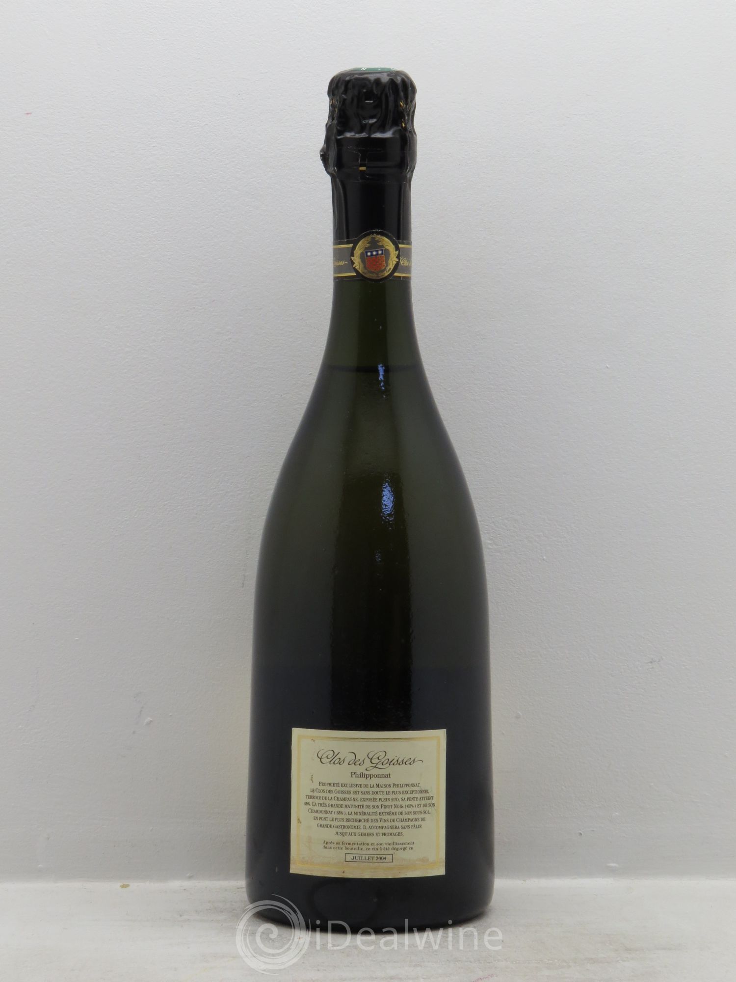 Clos des Goisses Philipponnat 1992 - Lot de 1 bouteille - 1