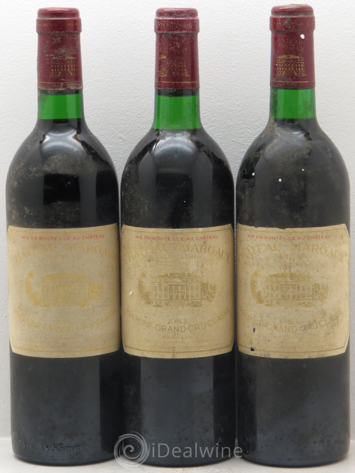 Château Margaux 1er Grand Cru Classé 1983 - Lot de 12 bouteilles - 1