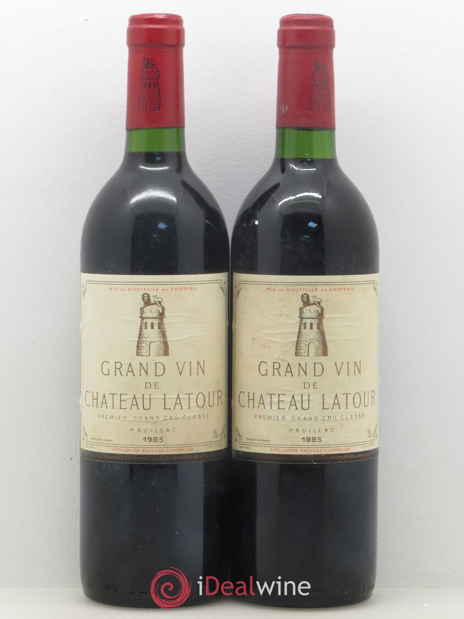 Château Latour 1er Grand Cru Classé 1983 - Lot de 4 bouteilles - 1