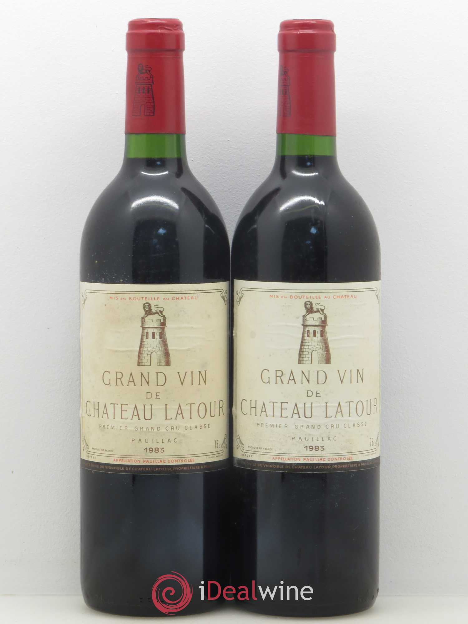 Château Latour 1er Grand Cru Classé 1983 - Lot de 4 bouteilles - 2