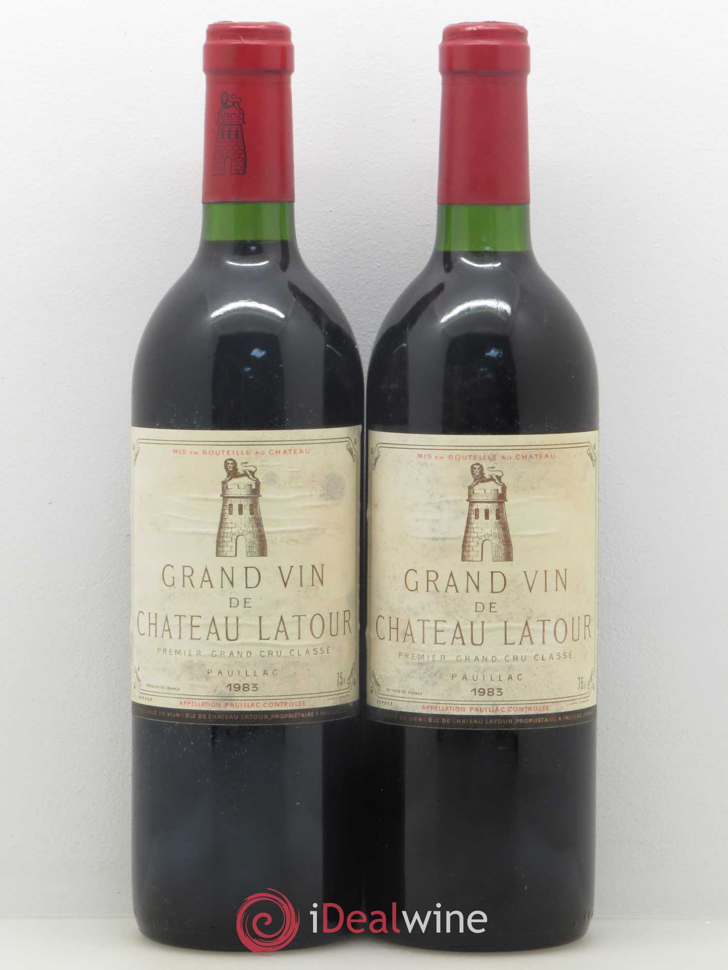 Château Latour 1er Grand Cru Classé 1983 - Lot de 2 bouteilles - 0