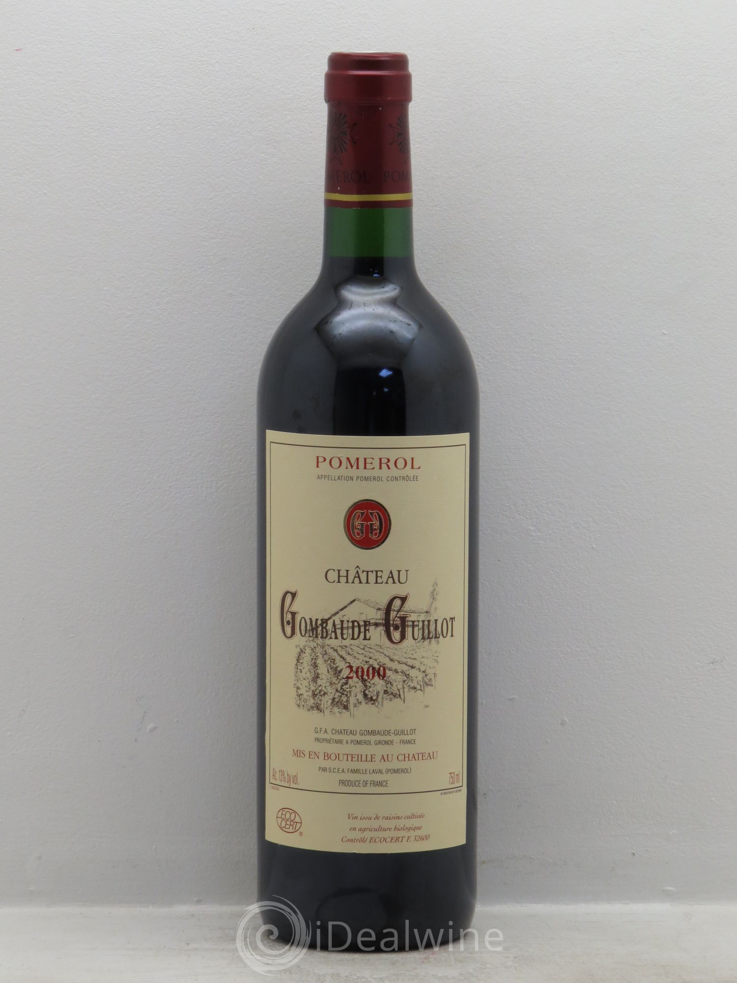 Château Gombaude Guillot 2000 - Lot de 1 bouteille - 0