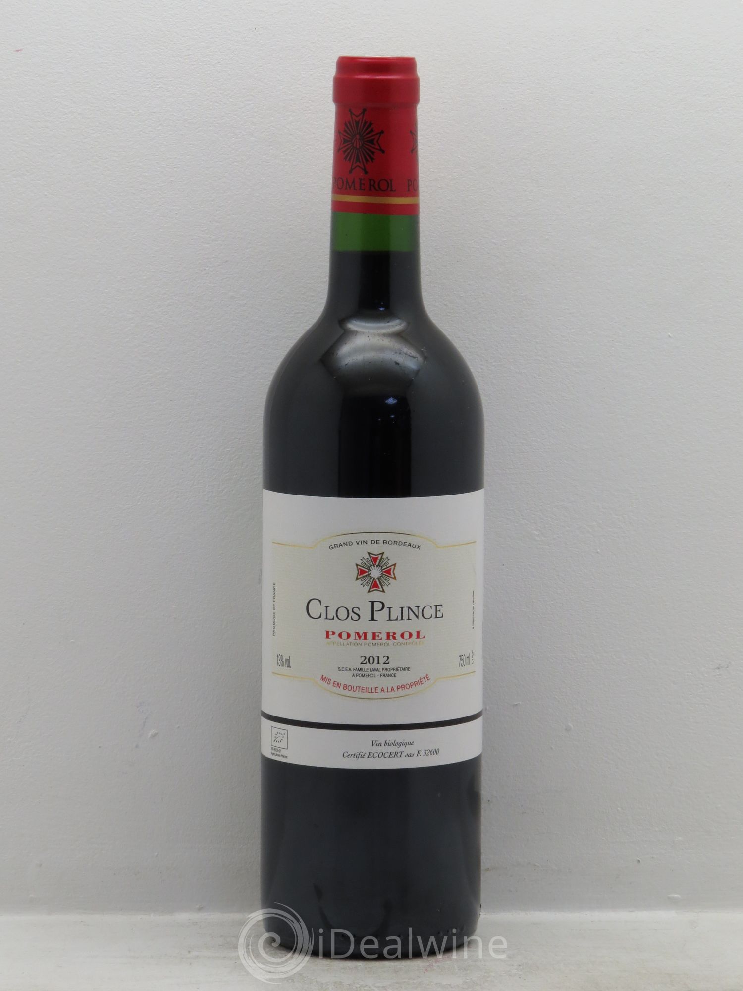 Pomerol Clos Plince 2012 - Lot de 1 bouteille - 0