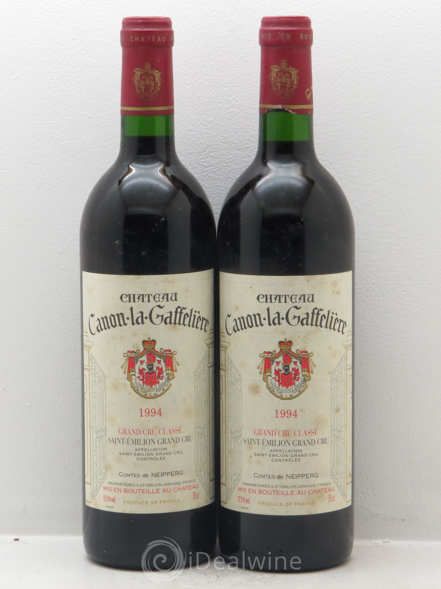 Château Canon la Gaffelière 1er Grand Cru Classé B 1994 - Lot de 2 bouteilles - 0