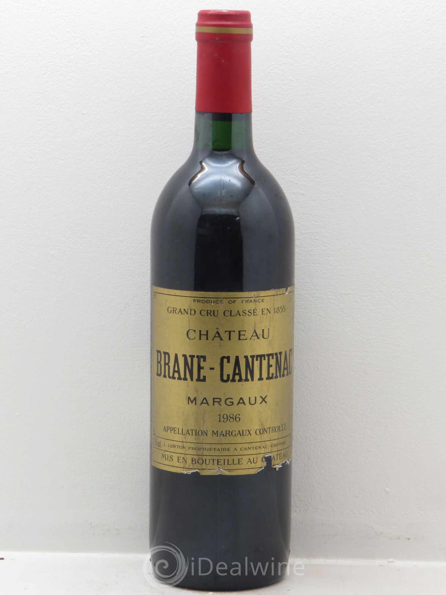 Château Brane Cantenac 2ème Grand Cru Classé 1986 - Lot de 1 bouteille - 0