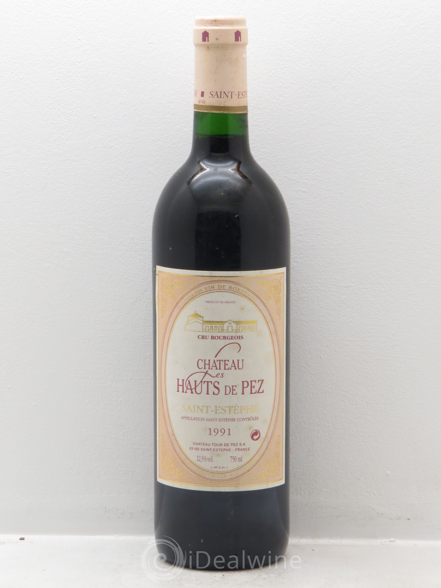 Saint-Estèphe Les Hauts de Pez 1991 - Posten von 1 Flasche - 0