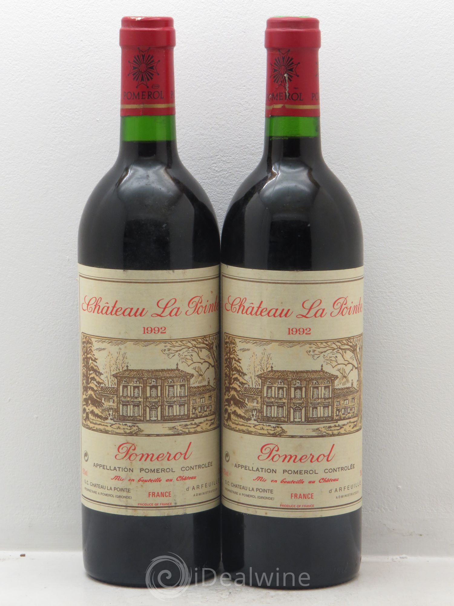 Château la Pointe 1992 - Lot de 2 bouteilles - 0