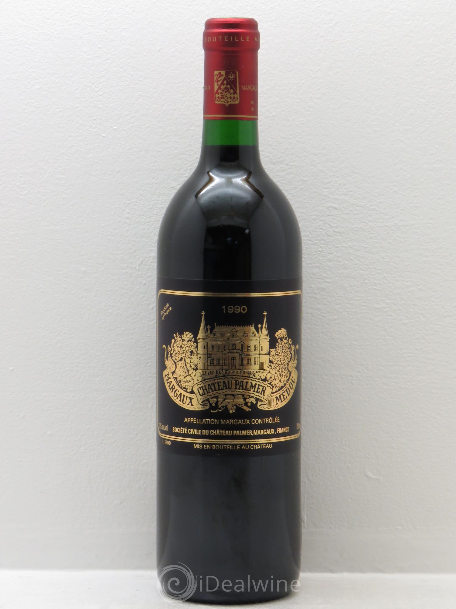 Château Palmer 3ème Grand Cru Classé 1990 - Lot de 1 bouteille - 0