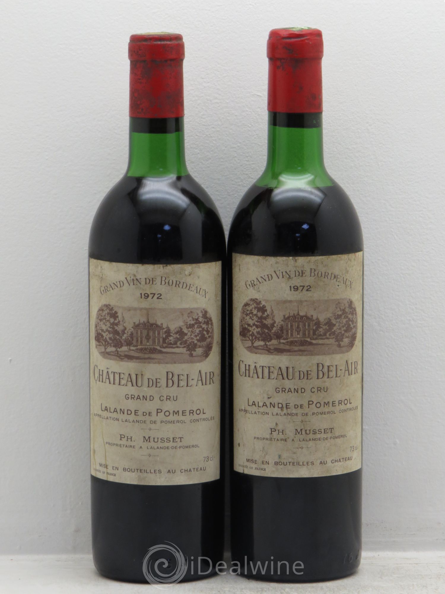 Château de Bel-Air 1972 - Lot de 2 bouteilles - 0